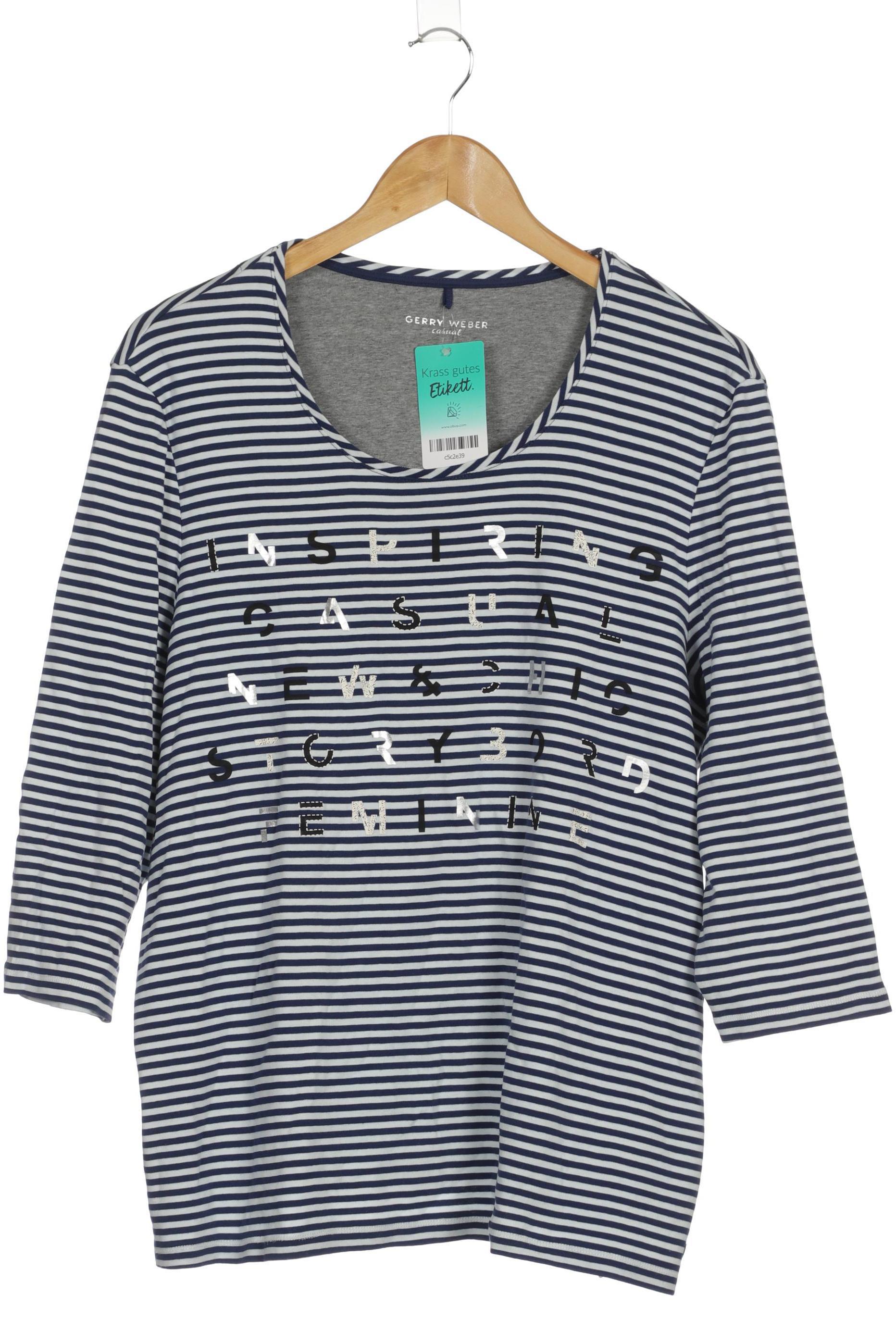 

Gerry Weber Damen T-Shirt, blau, Gr. 48
