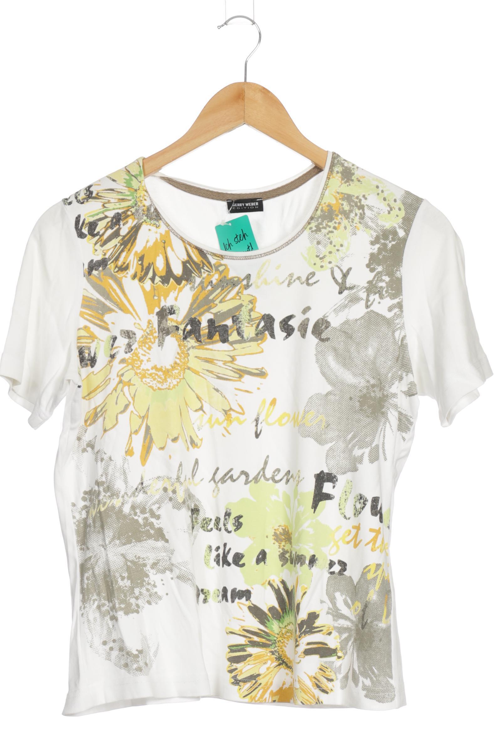 

Gerry Weber Damen T-Shirt, weiß, Gr. 38