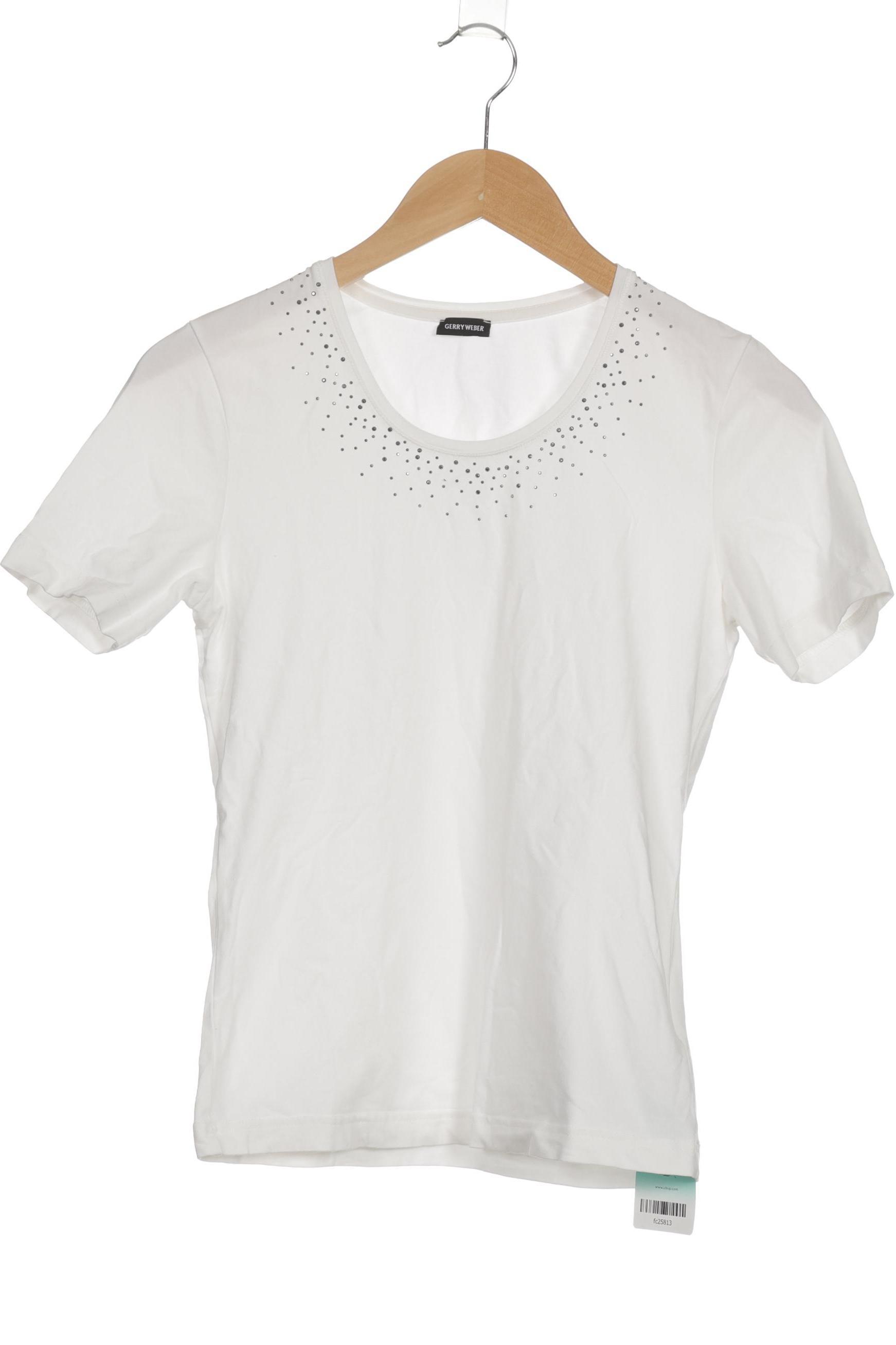 

Gerry Weber Damen T-Shirt, weiß, Gr. 34