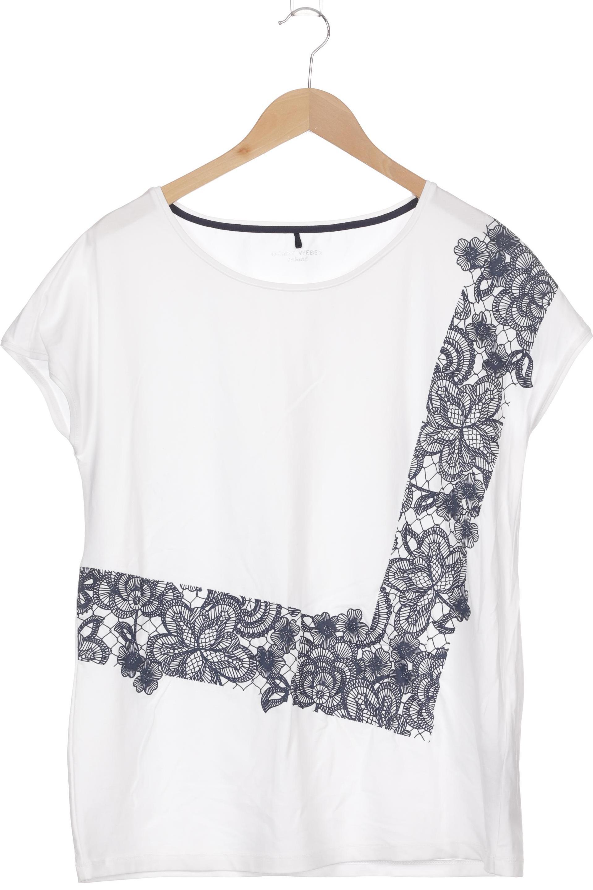 

Gerry Weber Damen T-Shirt, weiß, Gr. 42