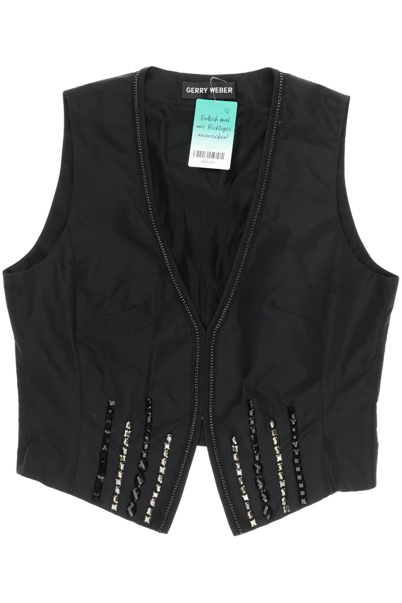 

Gerry Weber Damen Weste, schwarz, Gr. 48