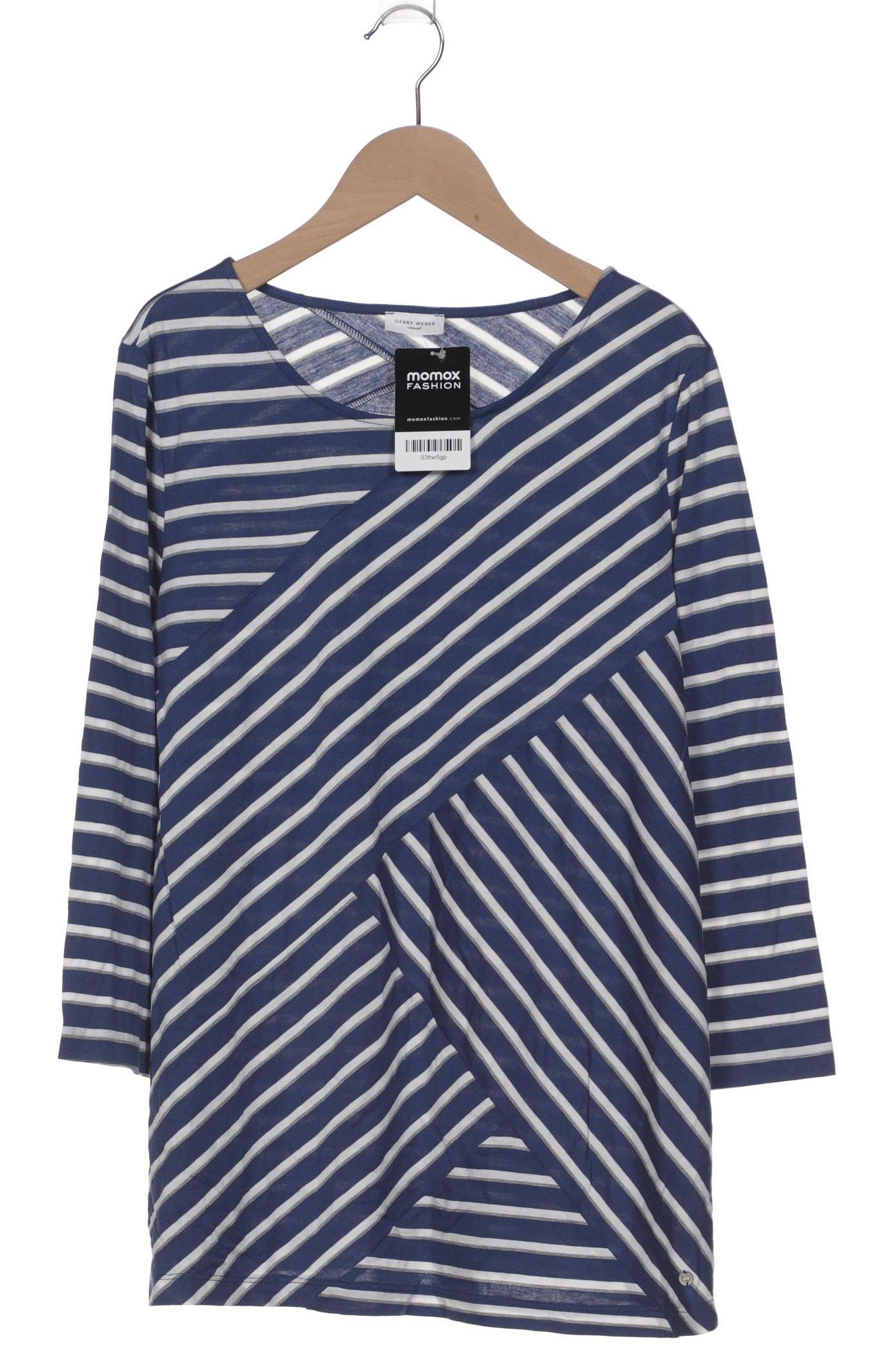 

Gerry Weber Damen Langarmshirt, blau, Gr. 44