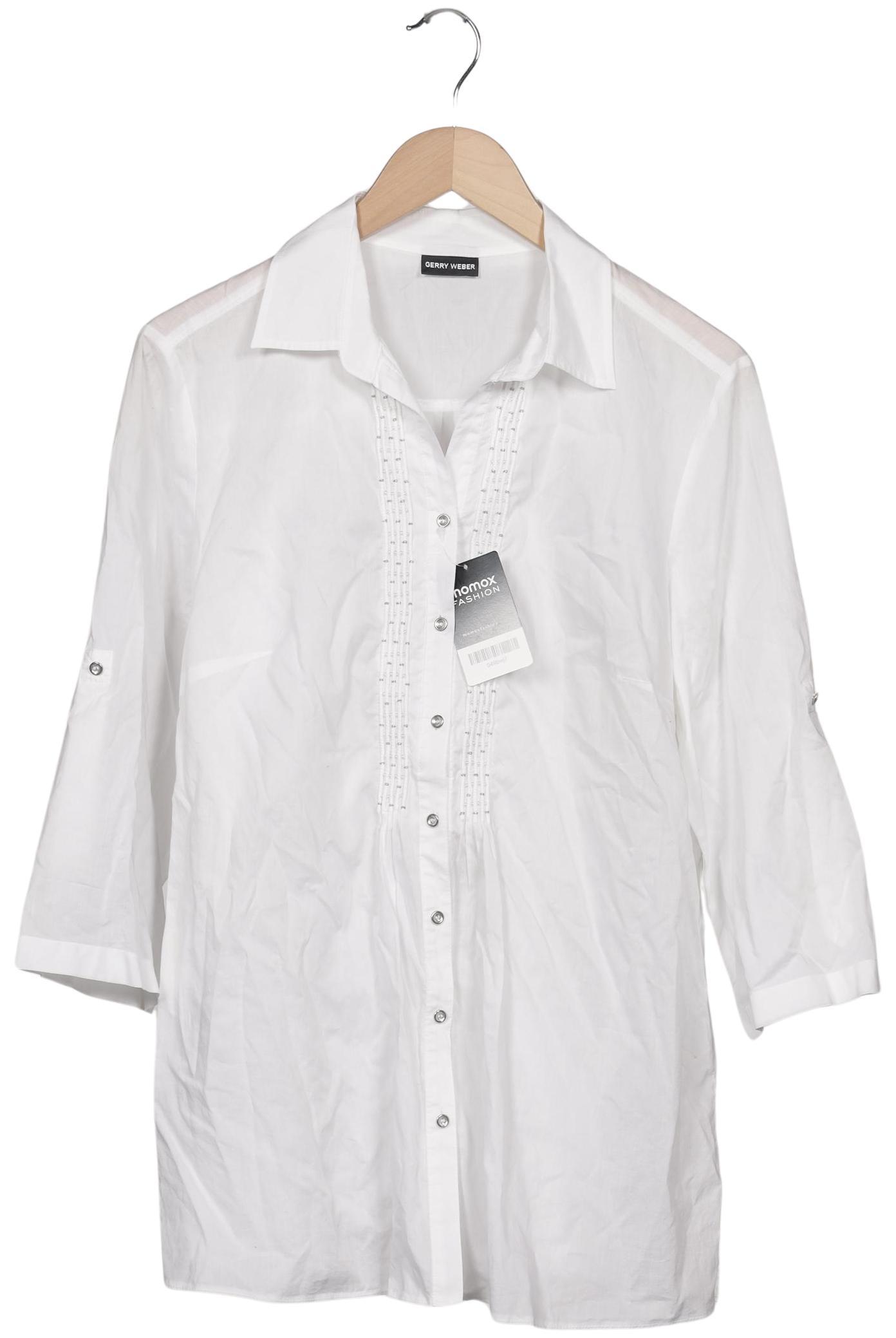 

Gerry Weber Damen Bluse, weiß, Gr. 42