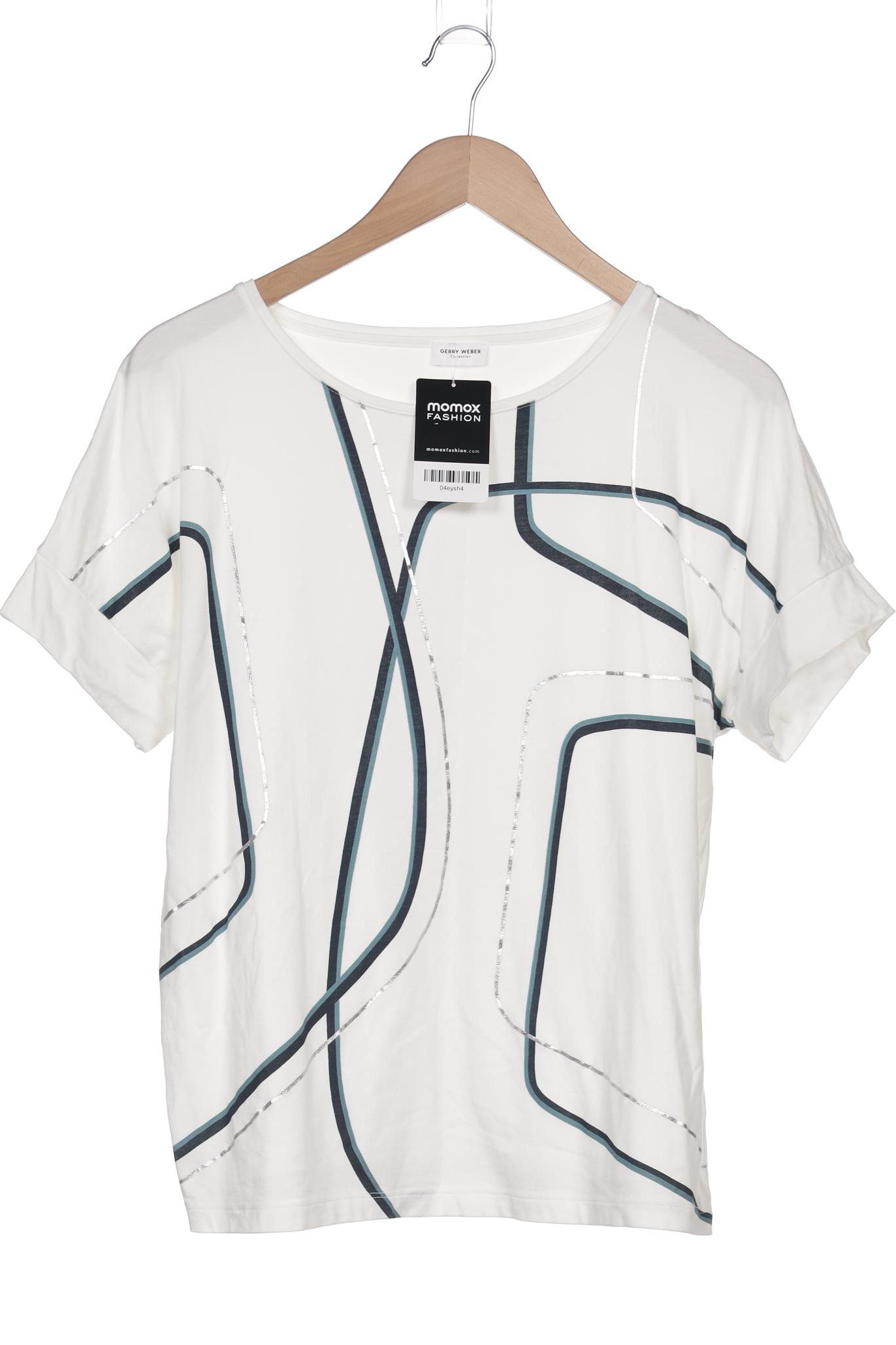 

Gerry Weber Damen T-Shirt, weiß, Gr. 38