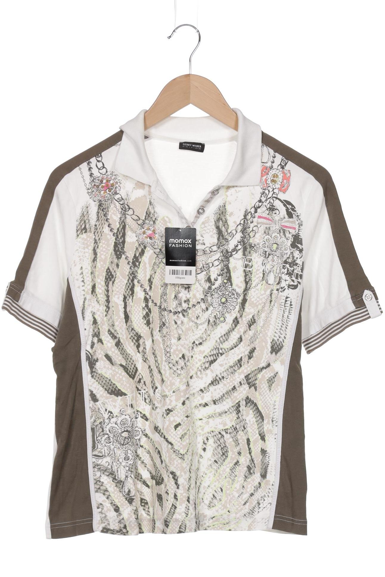 

Gerry Weber Damen Poloshirt, weiß, Gr. 38