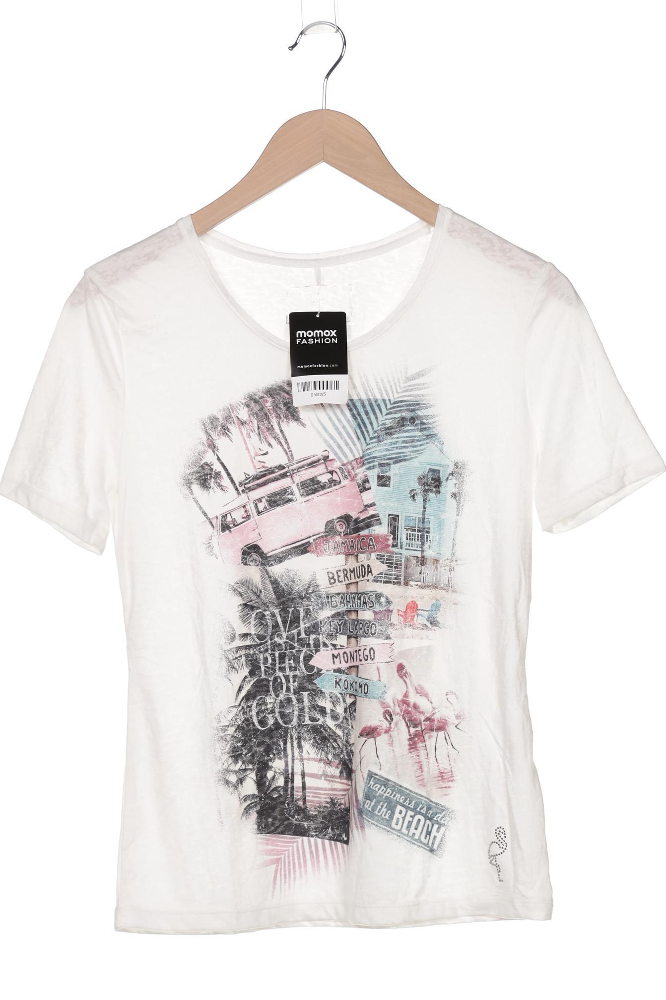 

Gerry Weber Damen T-Shirt, cremeweiß, Gr. 36