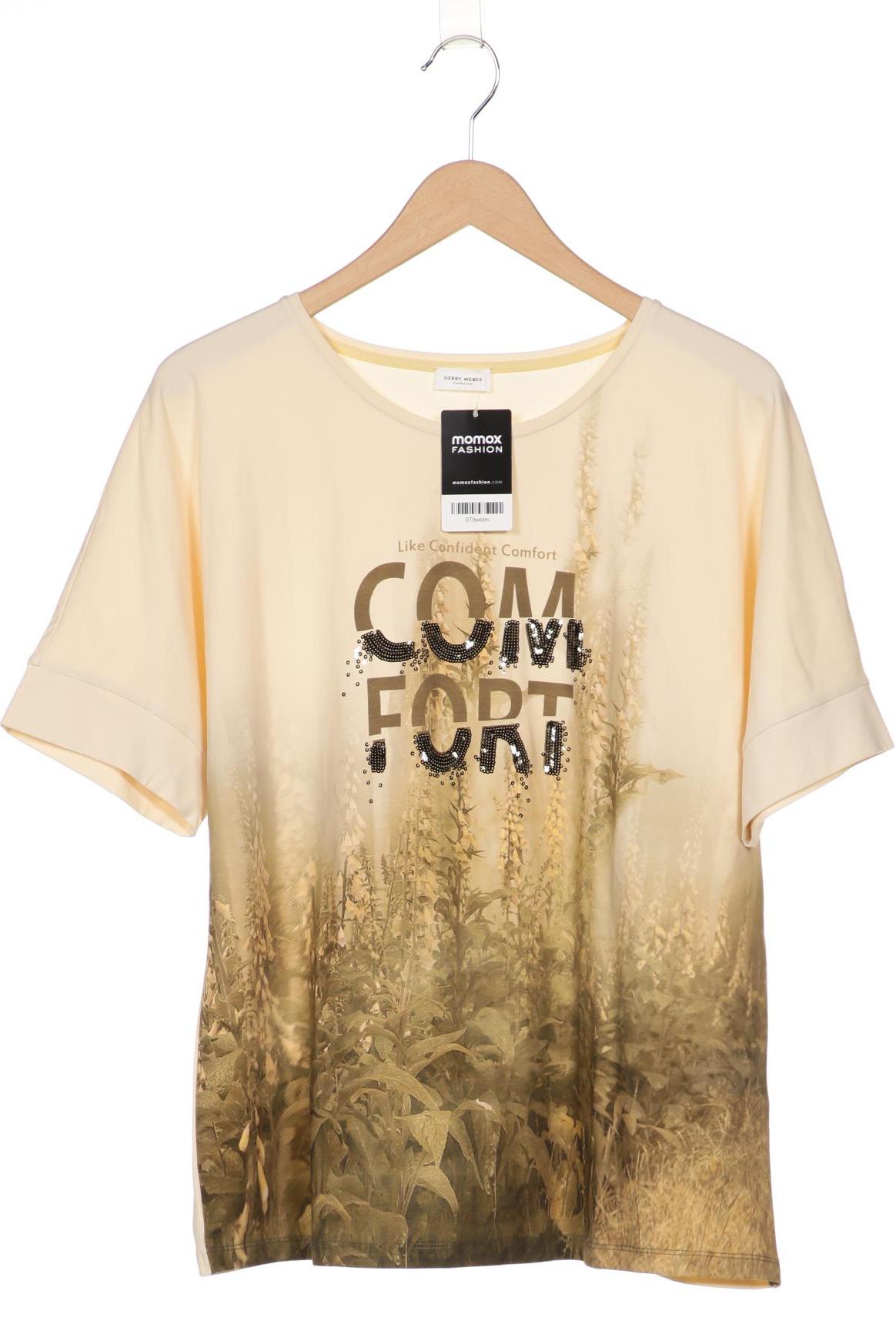 

Gerry Weber Damen T-Shirt, cremeweiß, Gr. 44