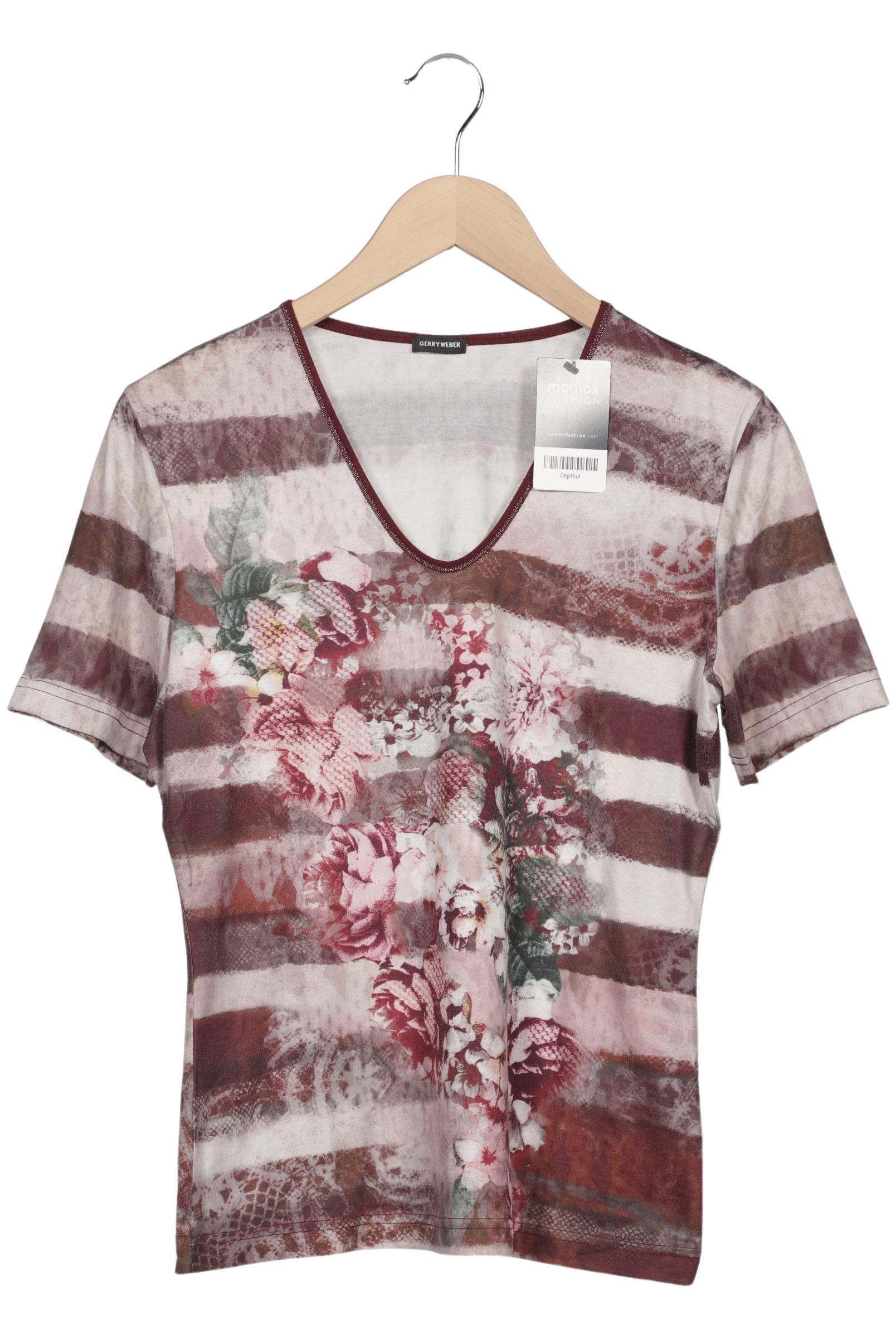 

Gerry Weber Damen T-Shirt, bordeaux, Gr. 38