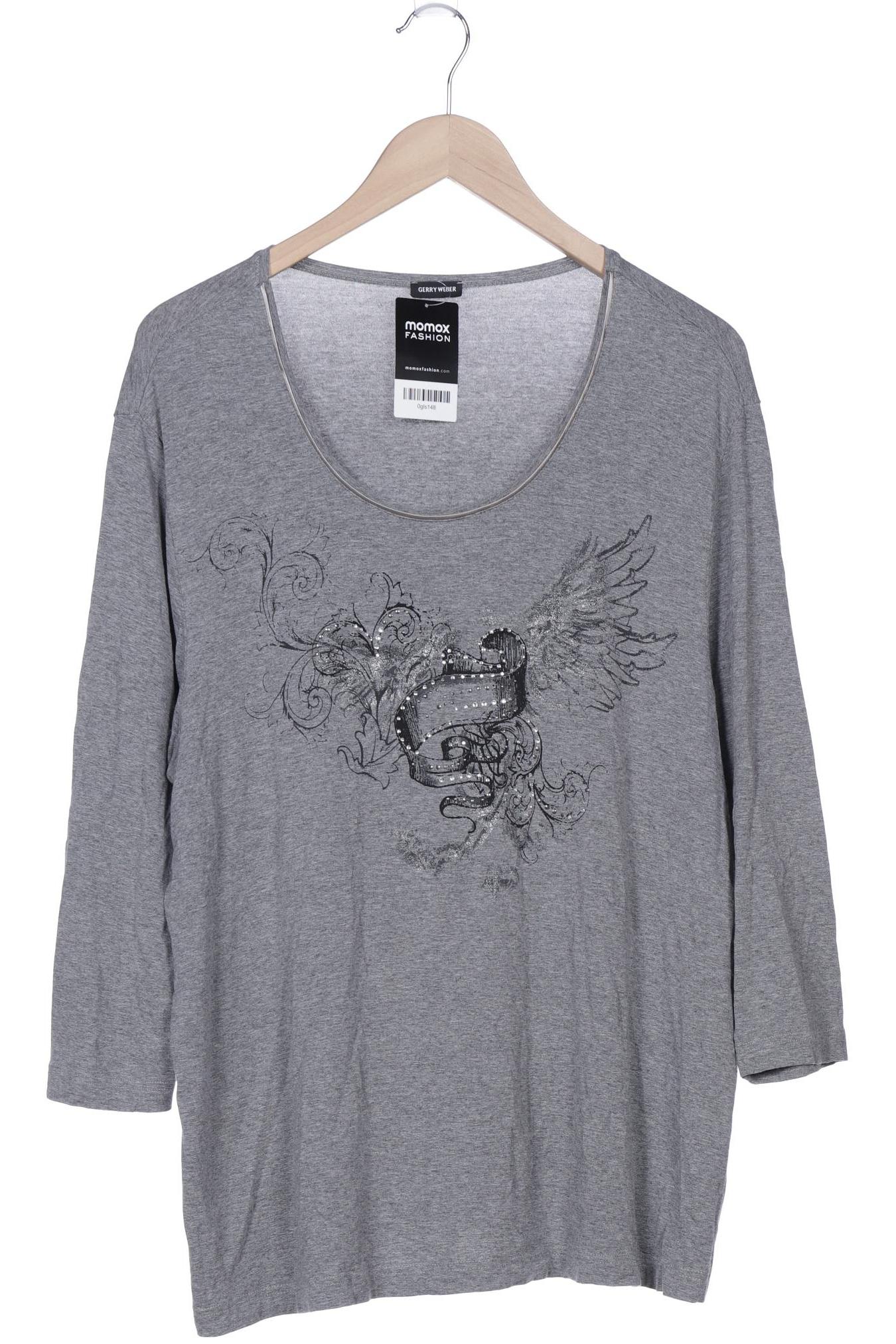 

Gerry Weber Damen Langarmshirt, grau, Gr. 48