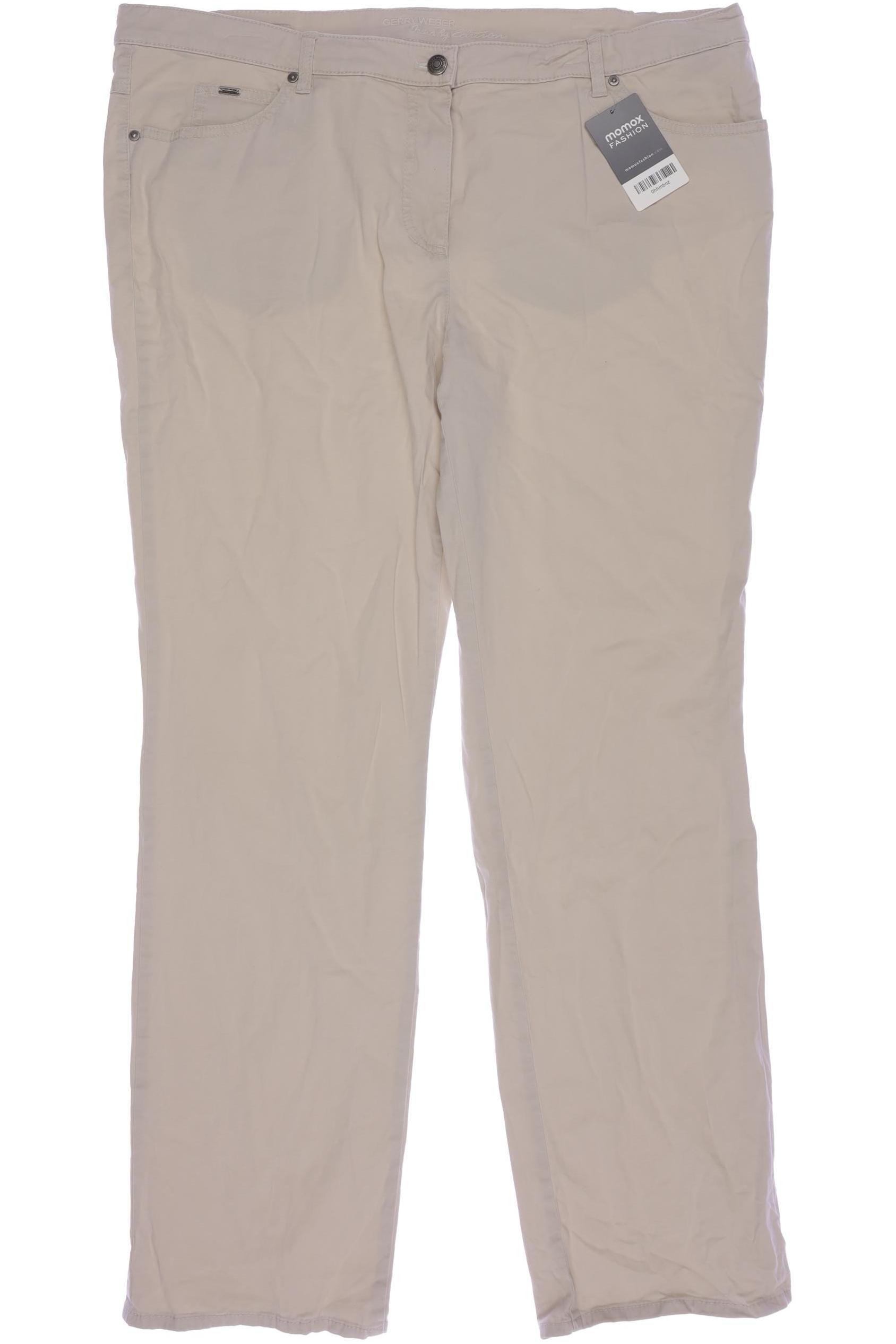 

Gerry Weber Damen Stoffhose, beige, Gr. 48