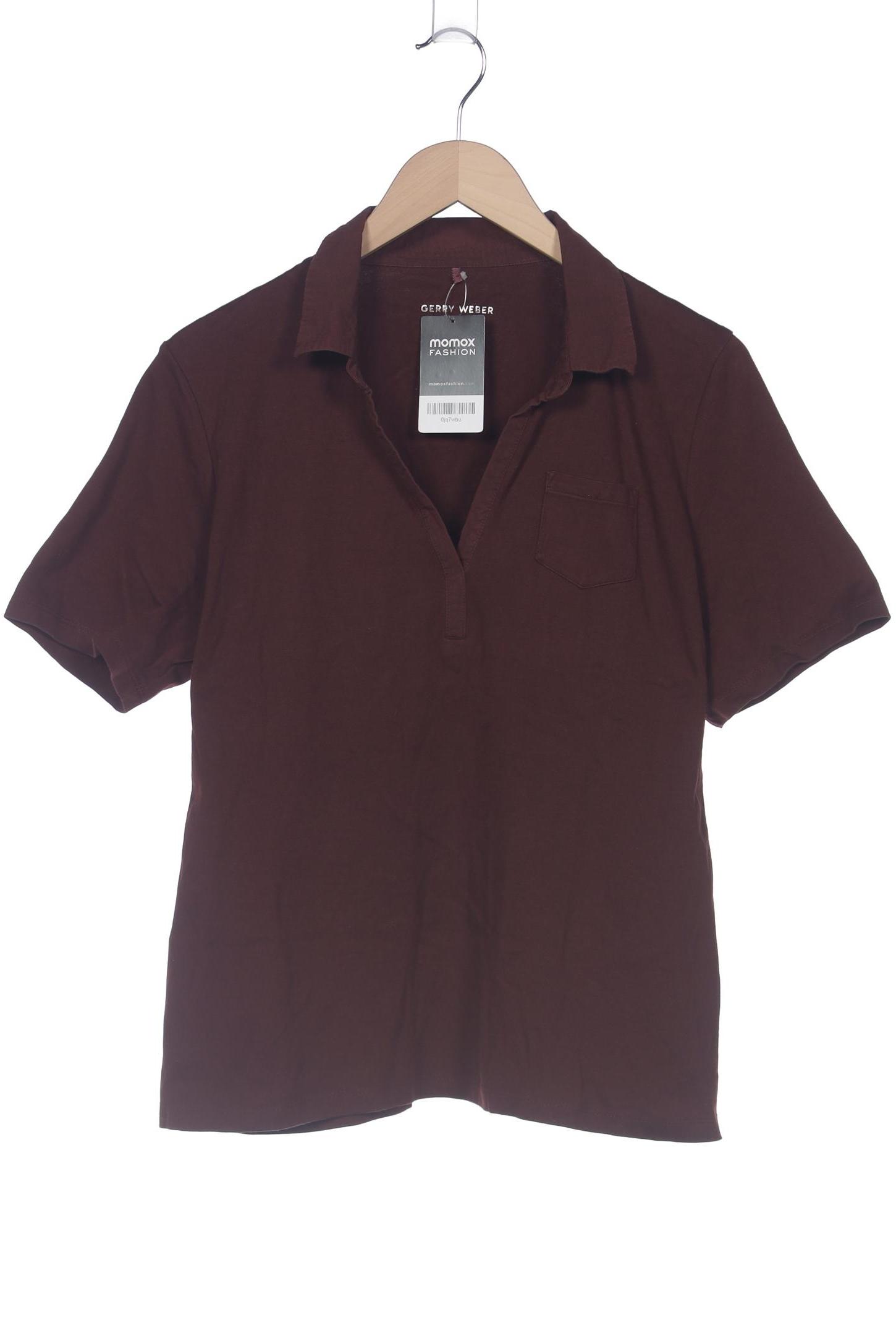 

Gerry Weber Damen Poloshirt, bordeaux, Gr. 46