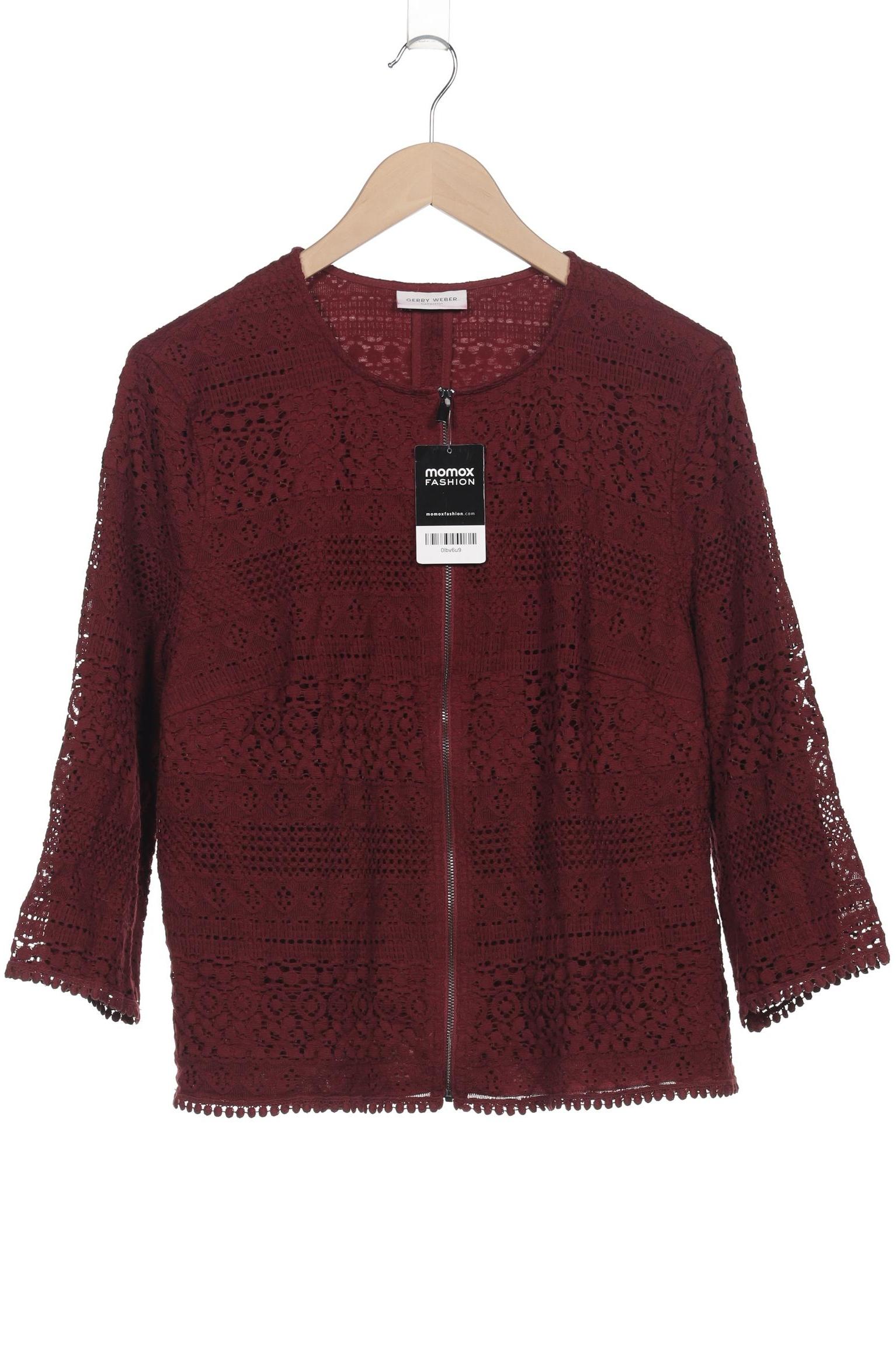 

Gerry Weber Damen Strickjacke, bordeaux, Gr. 48