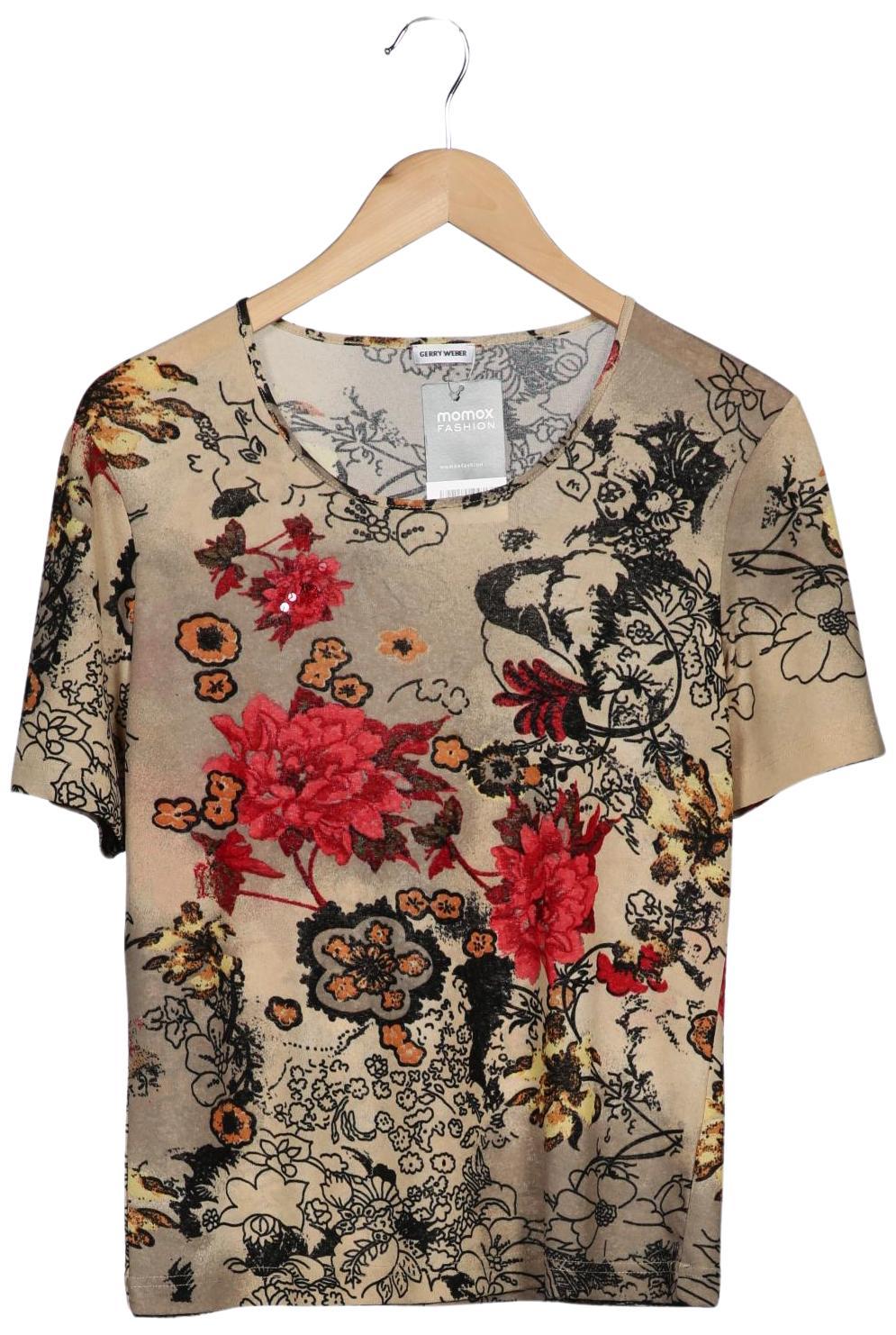 

Gerry Weber Damen T-Shirt, mehrfarbig, Gr. 38