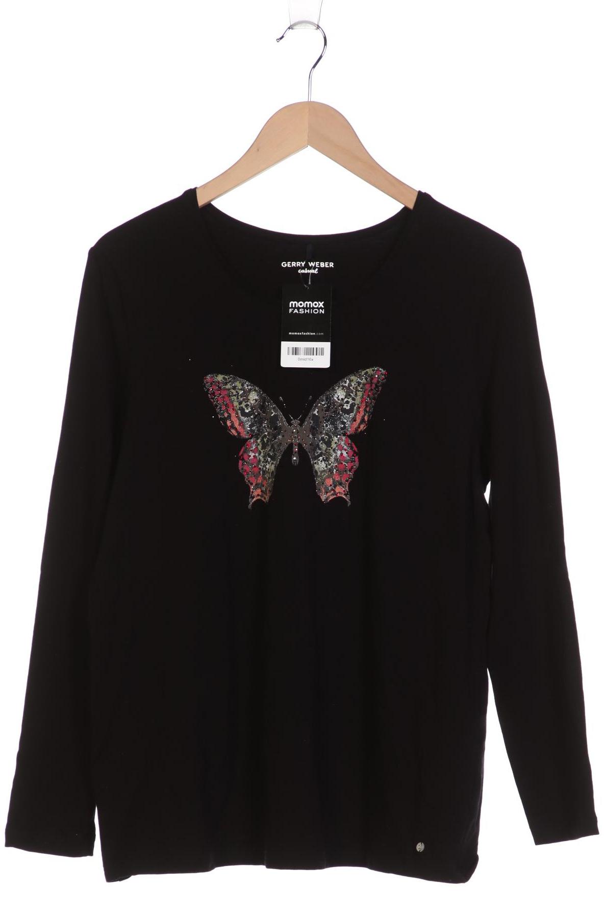 

Gerry Weber Damen Langarmshirt, schwarz, Gr. 46