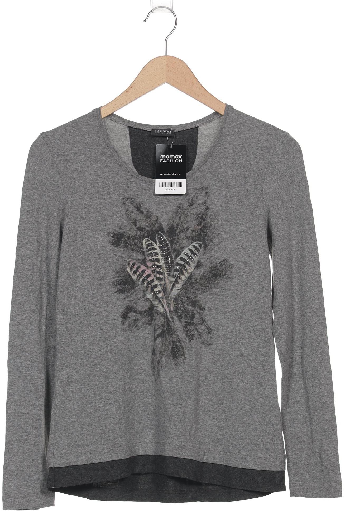 

Gerry Weber Damen Langarmshirt, grau, Gr. 38