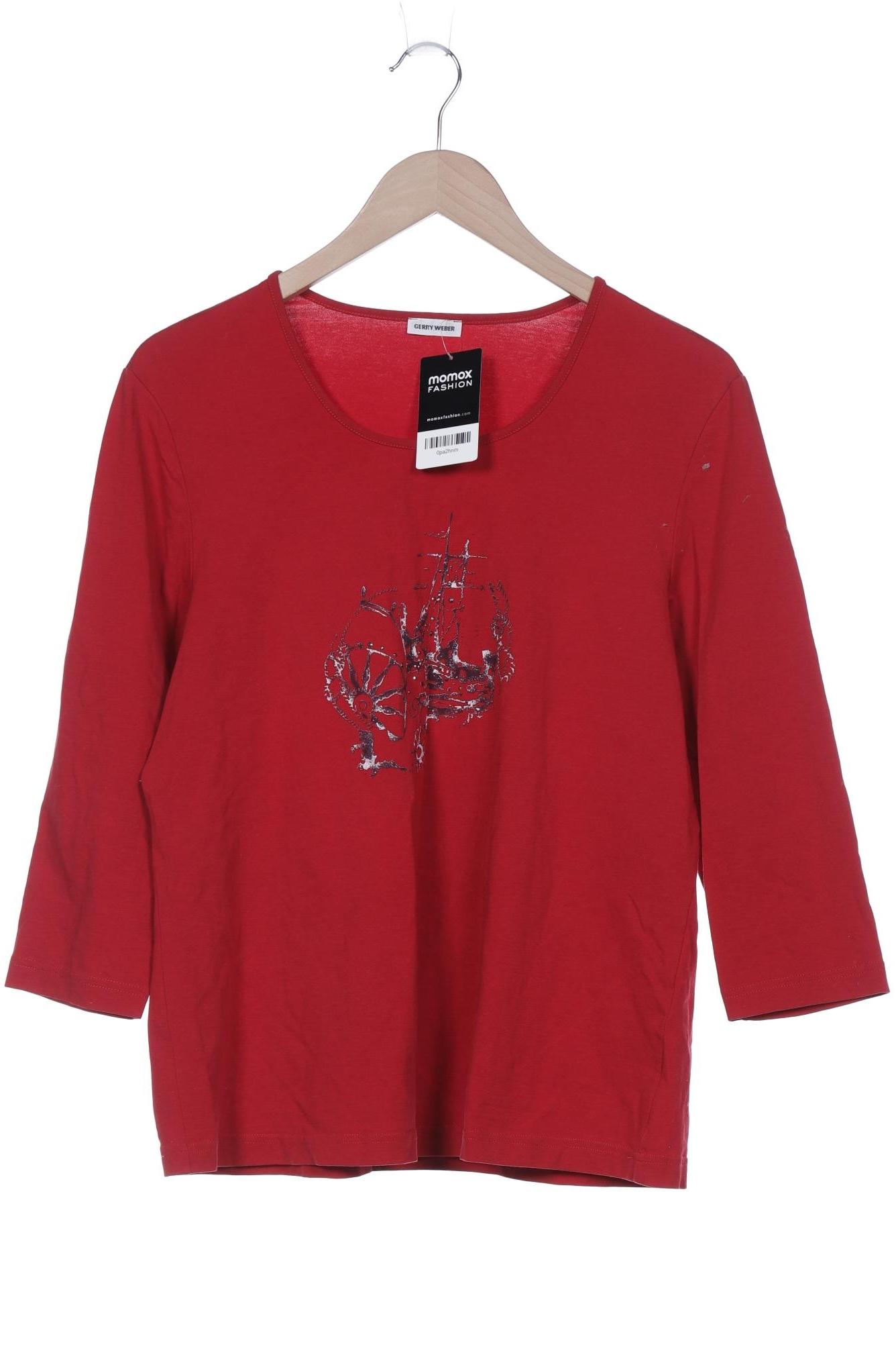 

Gerry Weber Damen Langarmshirt, rot, Gr. 44