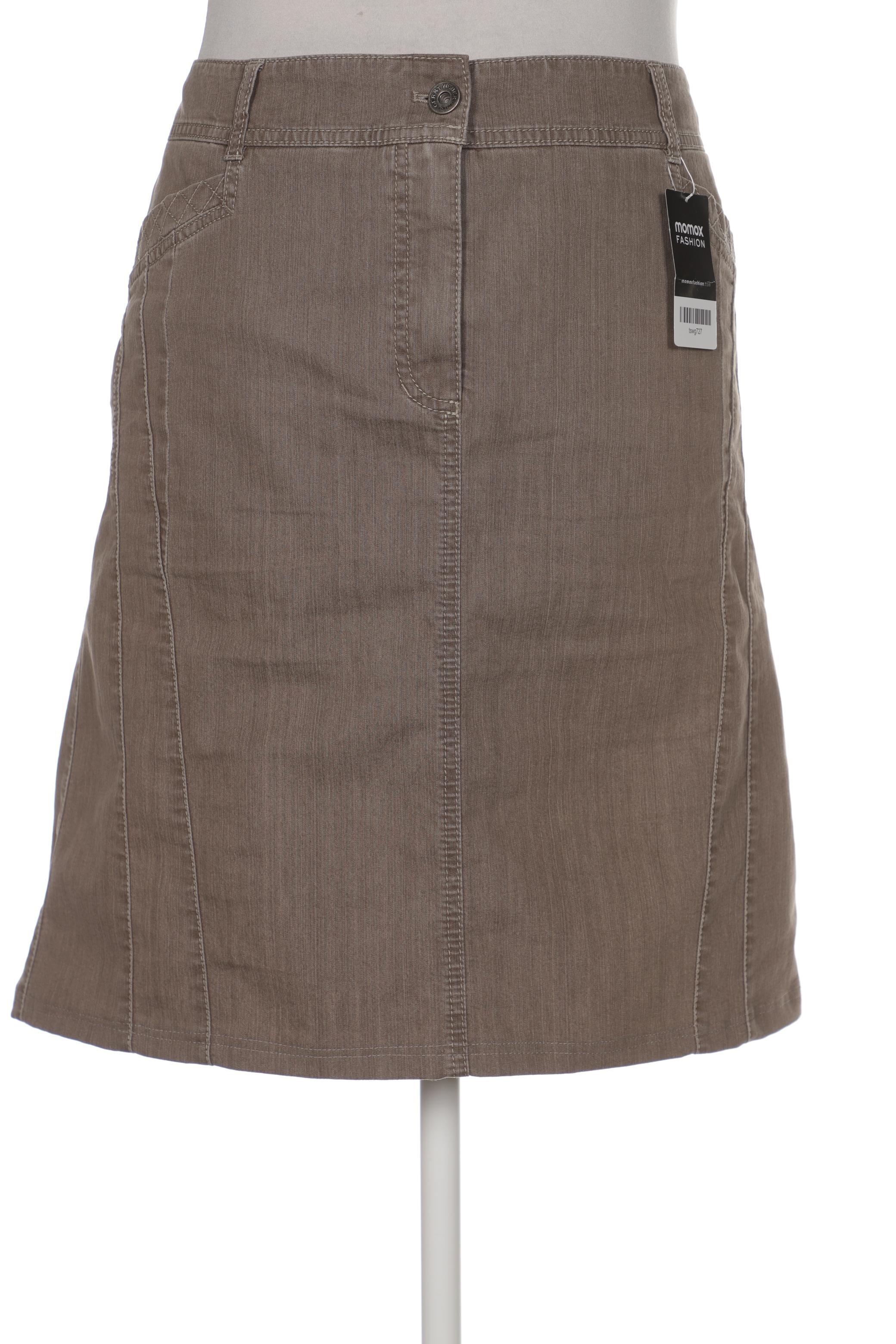 

Gerry Weber Damen Rock, braun, Gr. 44
