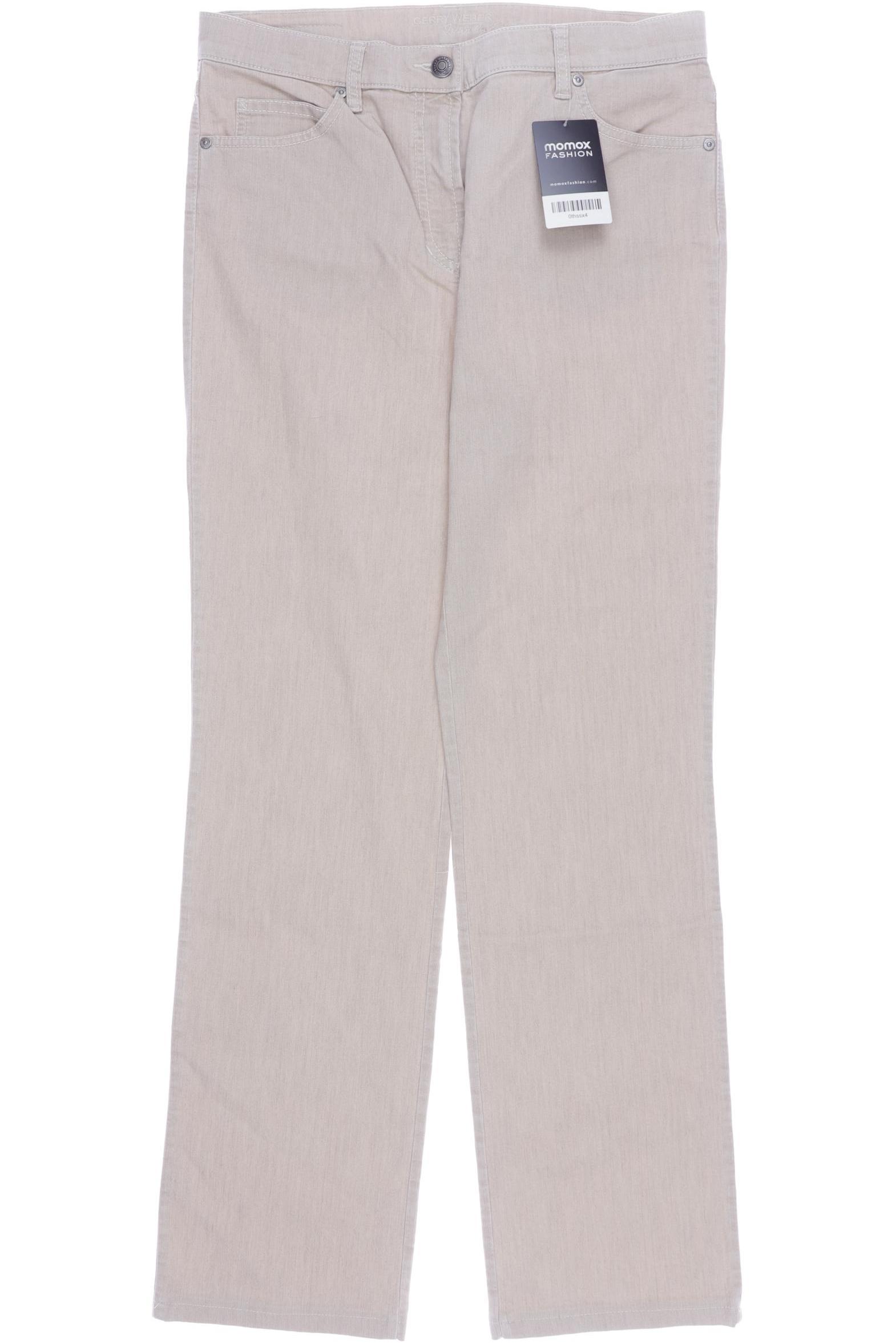 

Gerry Weber Damen Stoffhose, beige, Gr. 36