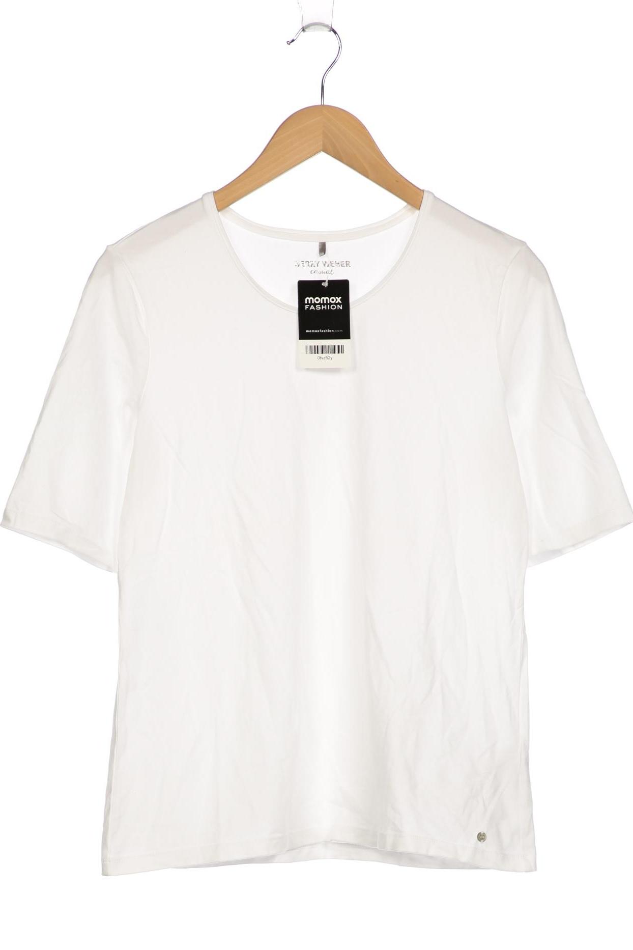 

Gerry Weber Damen T-Shirt, weiß, Gr. 42