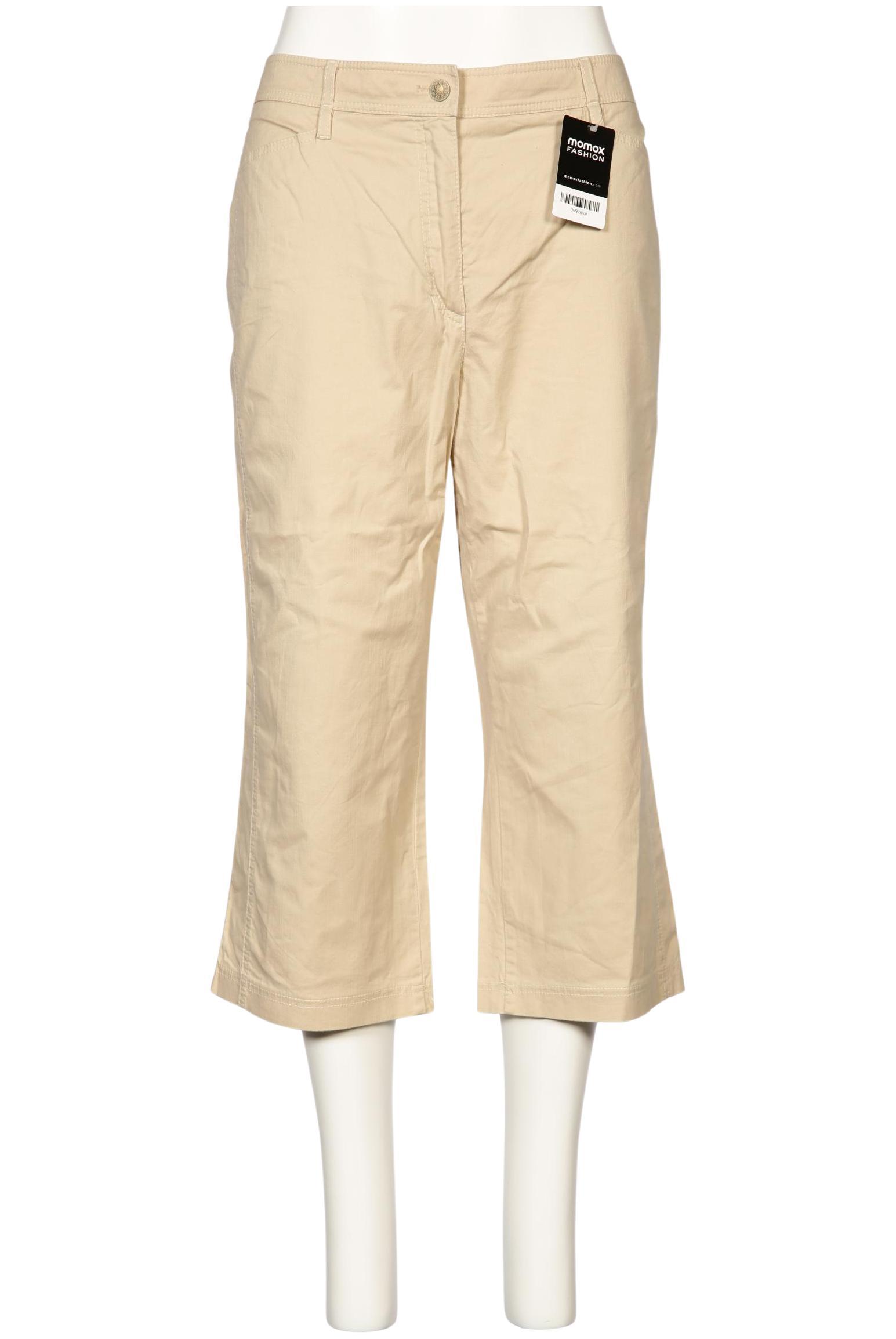 

Gerry Weber Damen Stoffhose, beige, Gr. 48