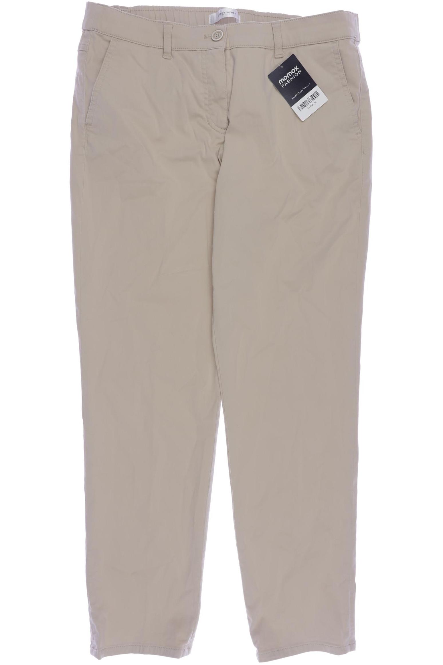 

Gerry Weber Damen Stoffhose, beige, Gr. 42