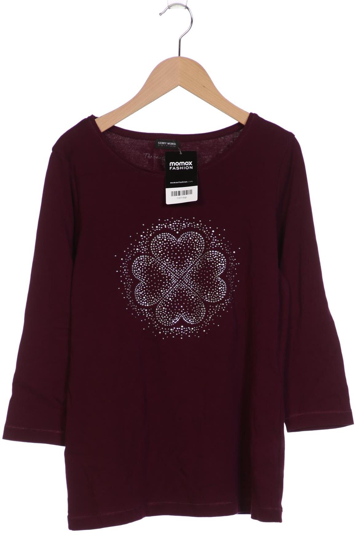 

Gerry Weber Damen Langarmshirt, bordeaux, Gr. 38