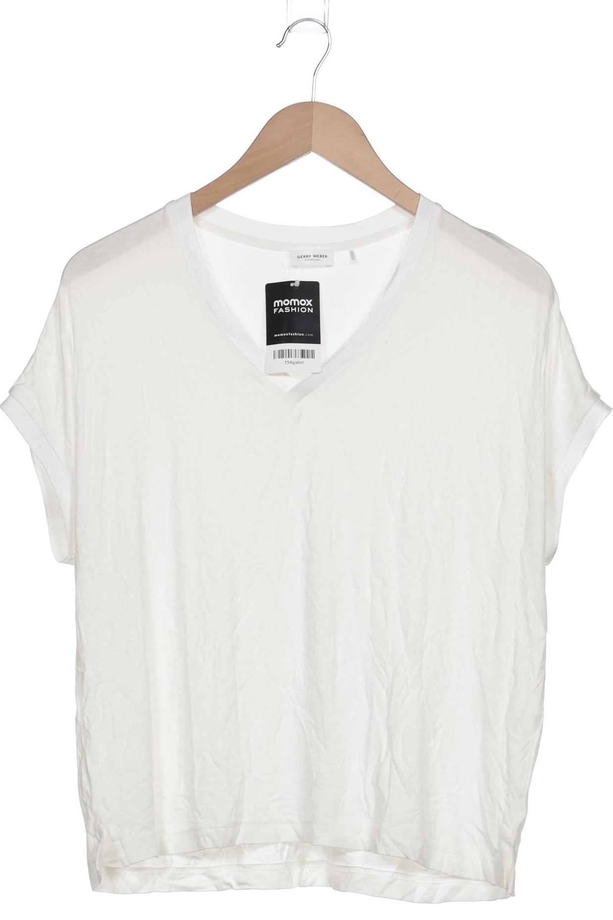 

Gerry Weber Damen T-Shirt, weiß, Gr. 48