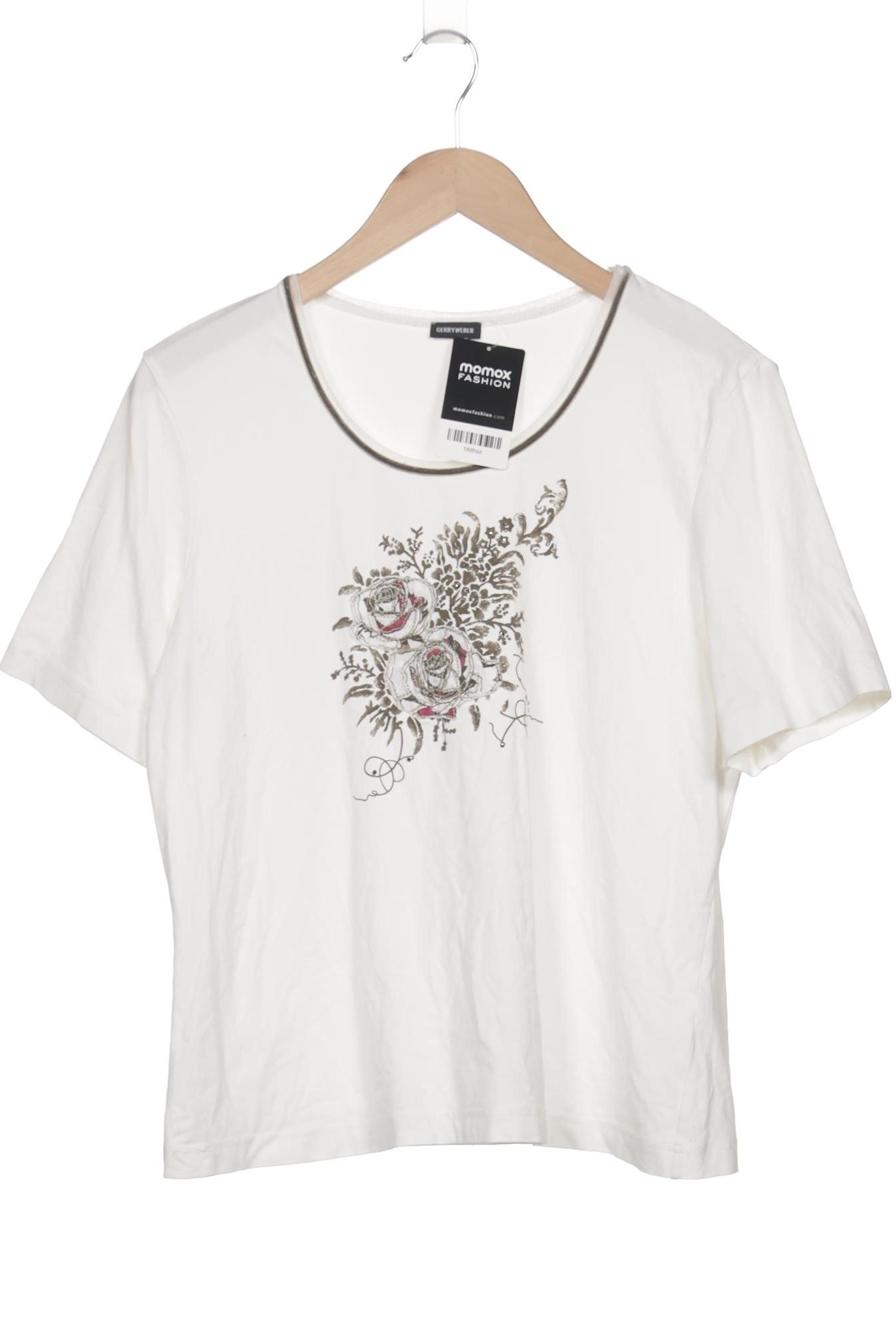 

Gerry Weber Damen T-Shirt, cremeweiß, Gr. 42
