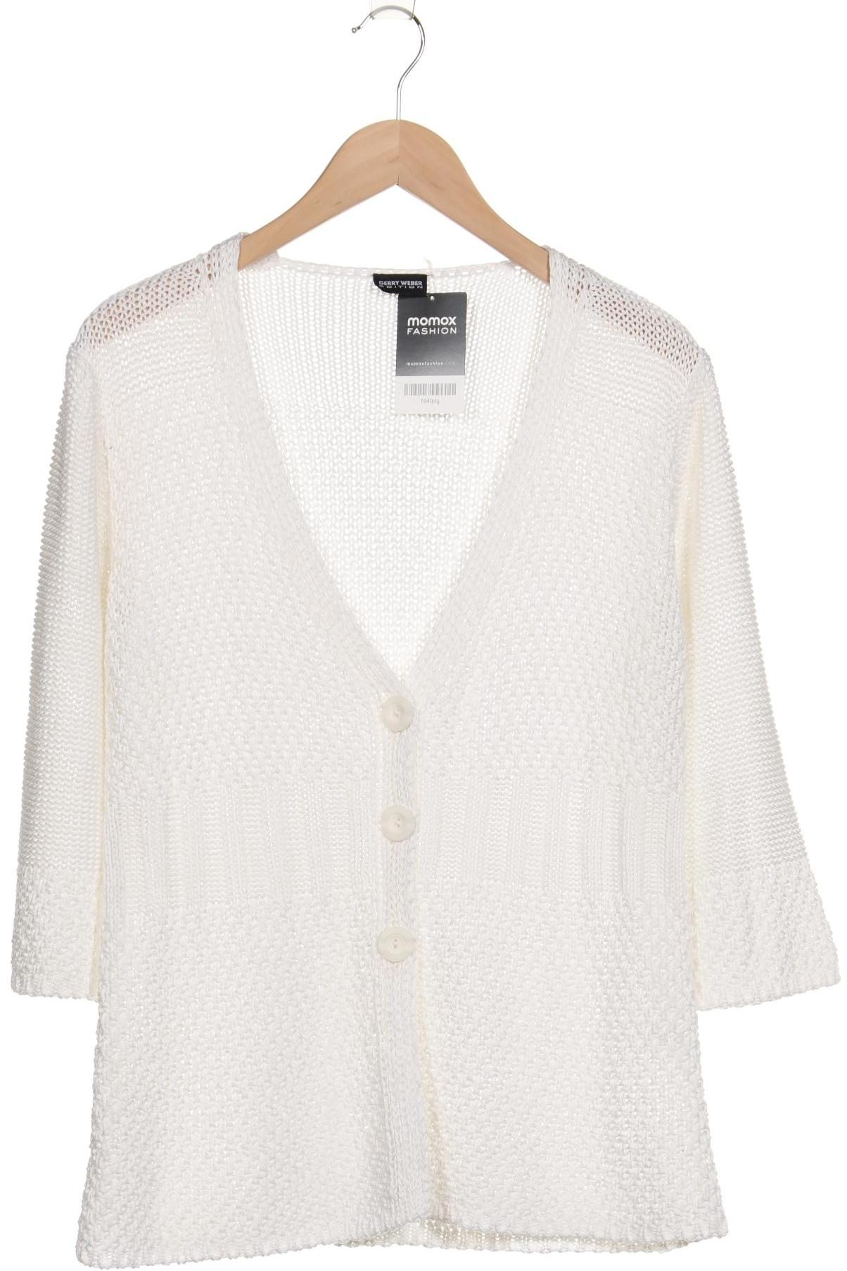 

Gerry Weber Damen Strickjacke, weiß, Gr. 44