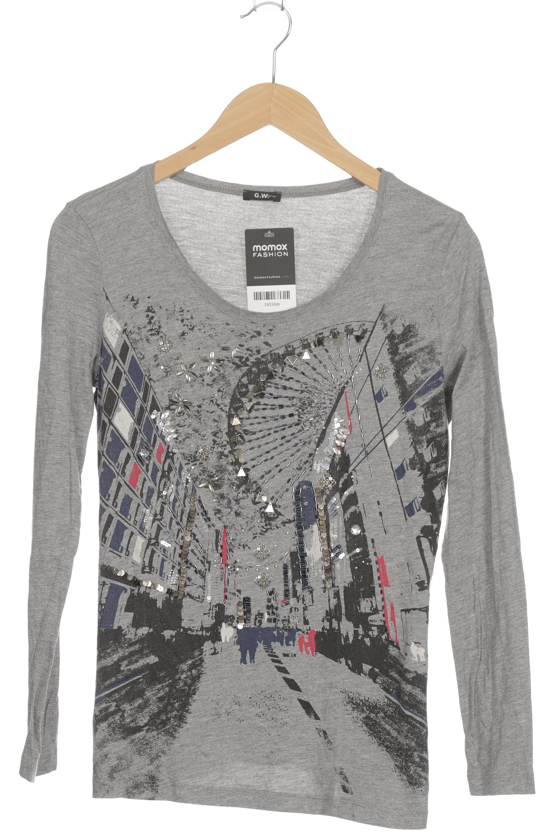 

Gerry Weber Damen Langarmshirt, grau, Gr. 36