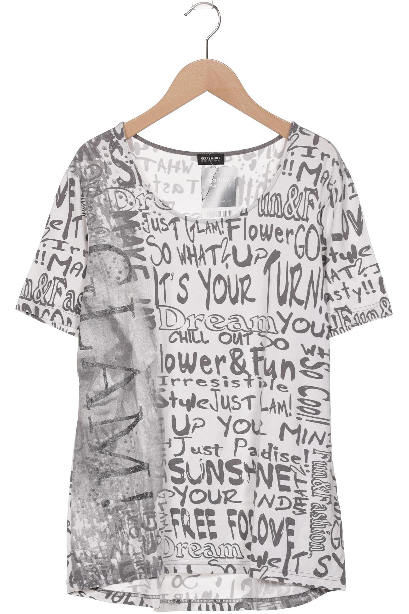 

Gerry Weber Damen T-Shirt, weiß, Gr. 42