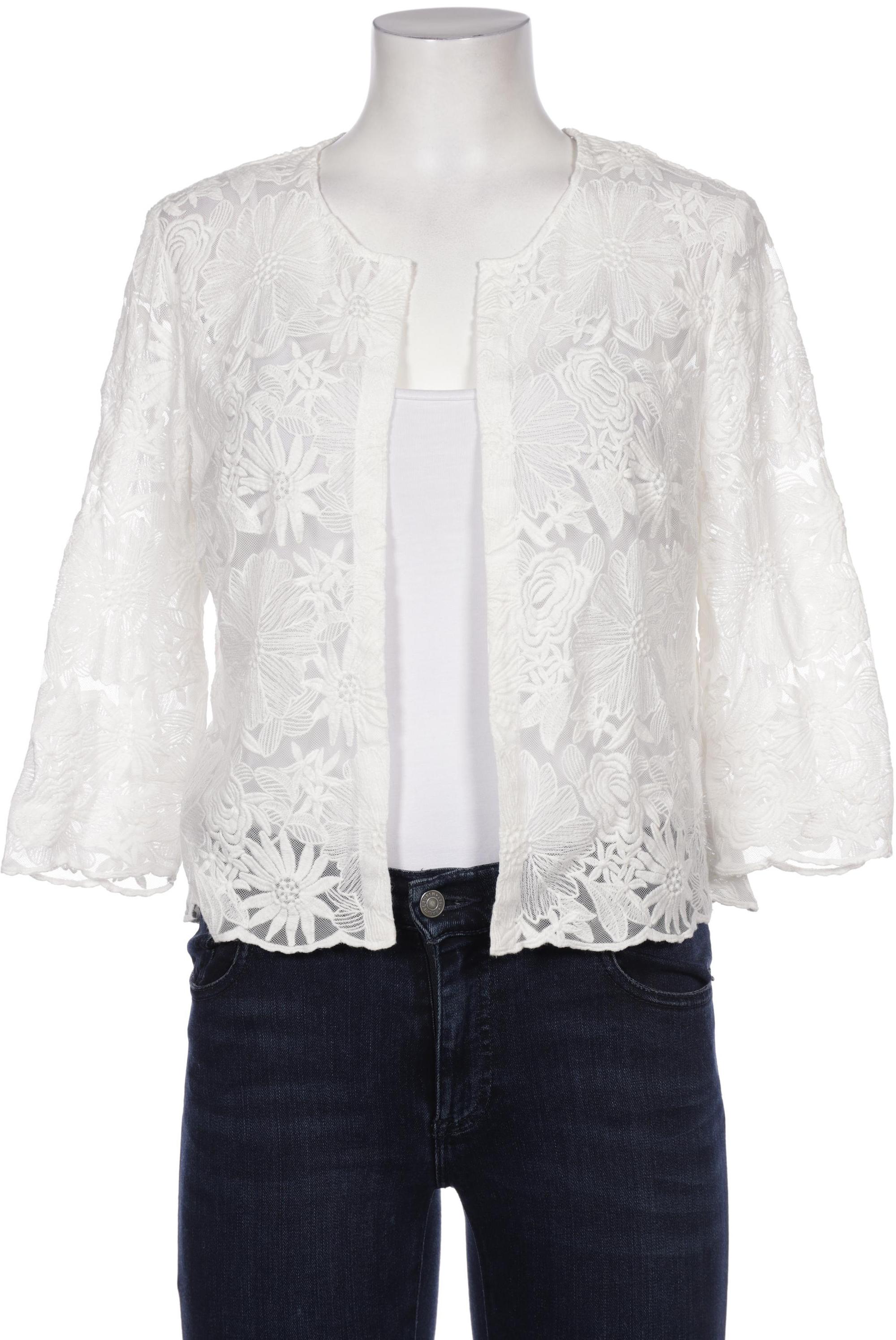 

Gerry Weber Damen Strickjacke, weiß, Gr. 40
