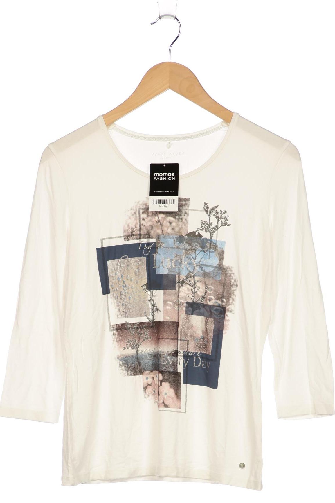 

Gerry Weber Damen Langarmshirt, weiß, Gr. 38