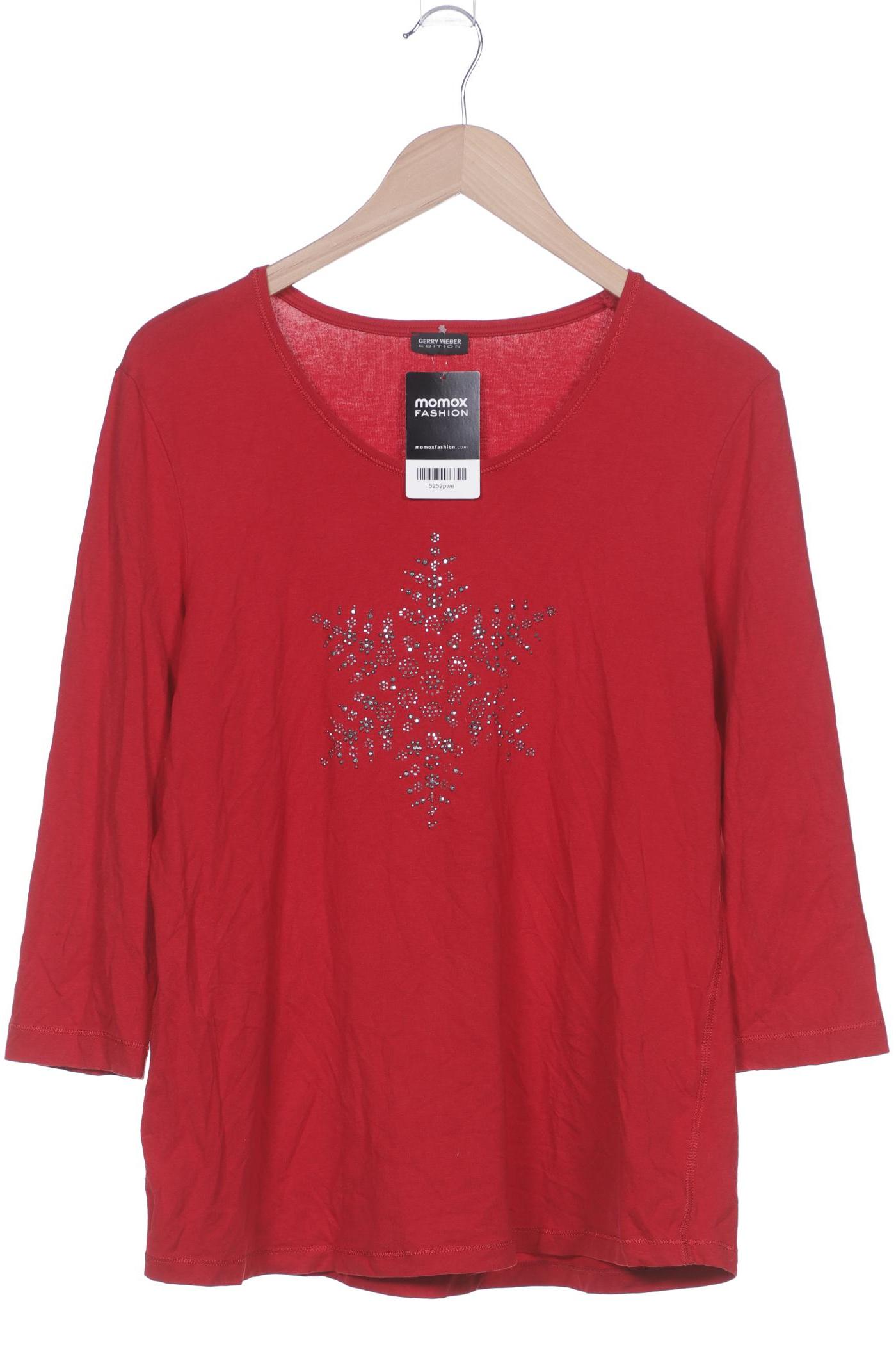

Gerry Weber Damen Langarmshirt, rot, Gr. 44