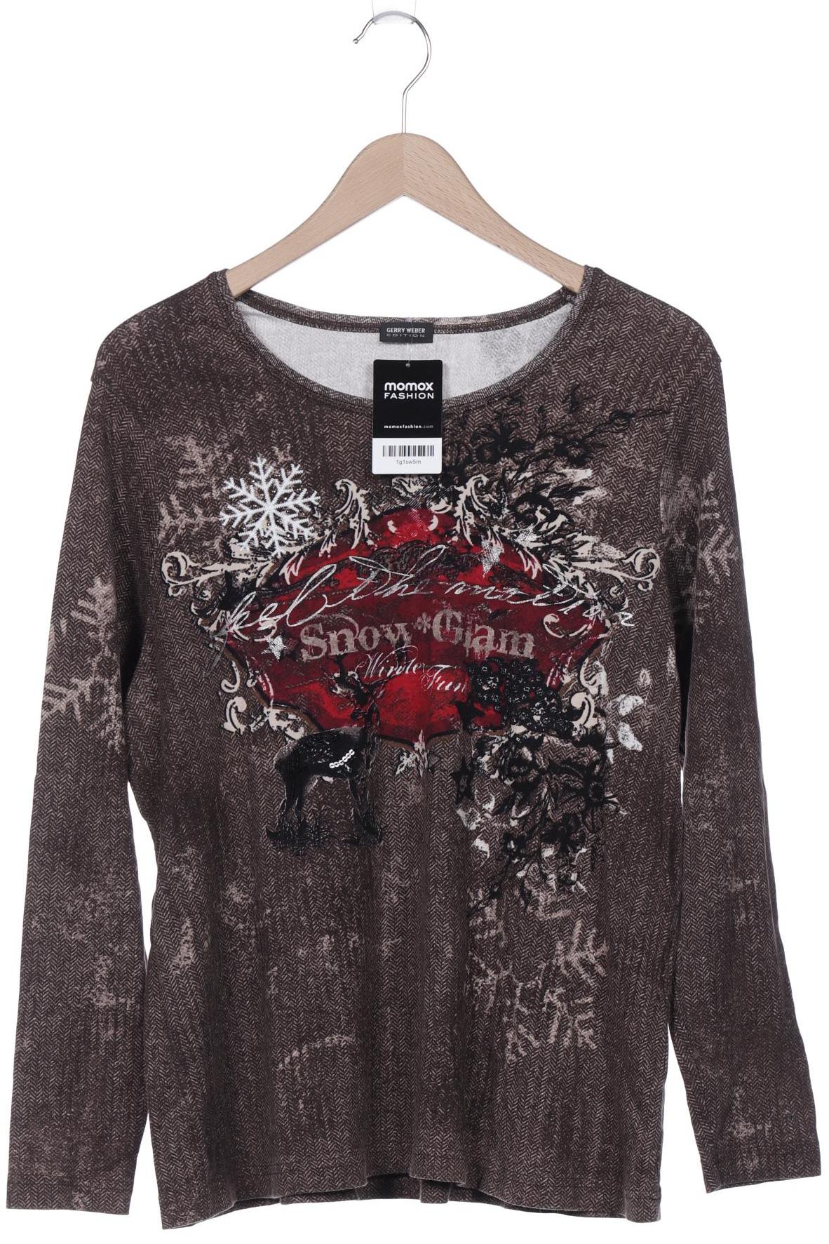 

Gerry Weber Damen Langarmshirt, braun, Gr. 48