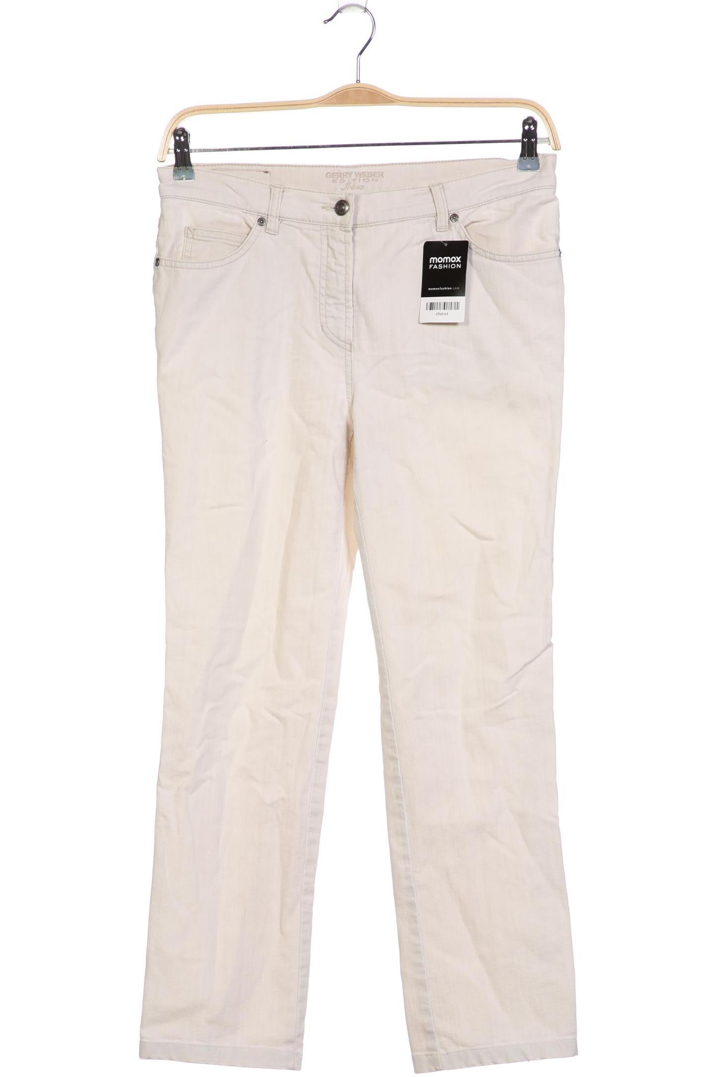 

Gerry Weber Damen Jeans, cremeweiß, Gr. 31