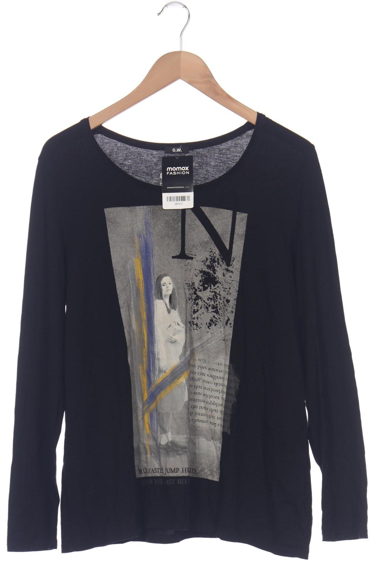 

Gerry Weber Damen Langarmshirt, schwarz, Gr. 46