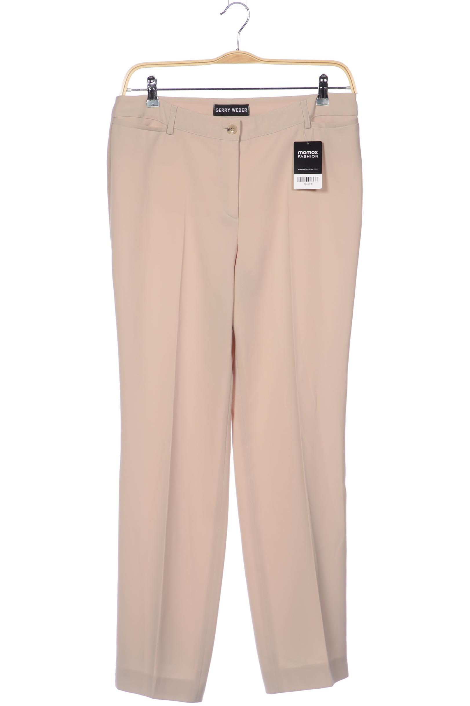 

Gerry Weber Damen Stoffhose, beige, Gr. 42
