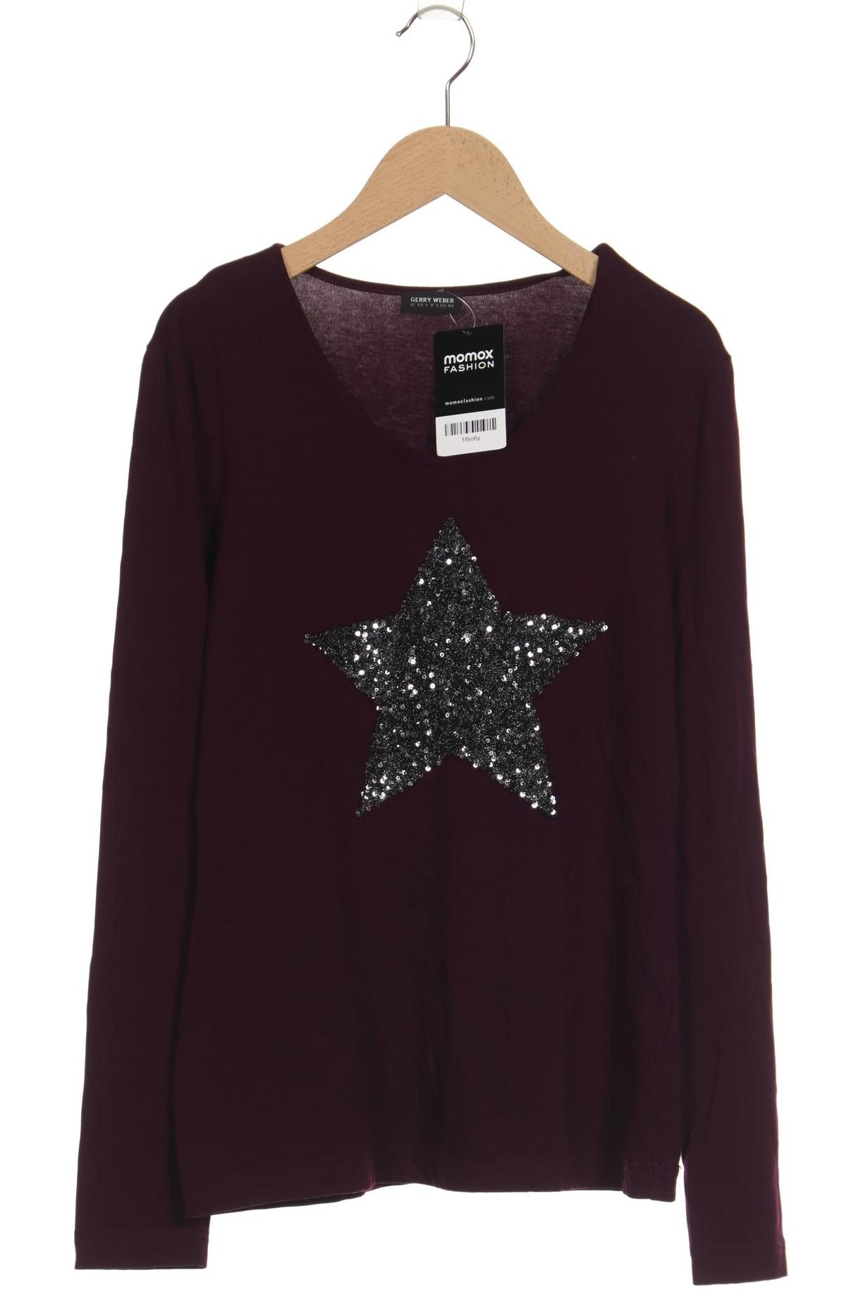 

Gerry Weber Damen Langarmshirt, bordeaux, Gr. 36