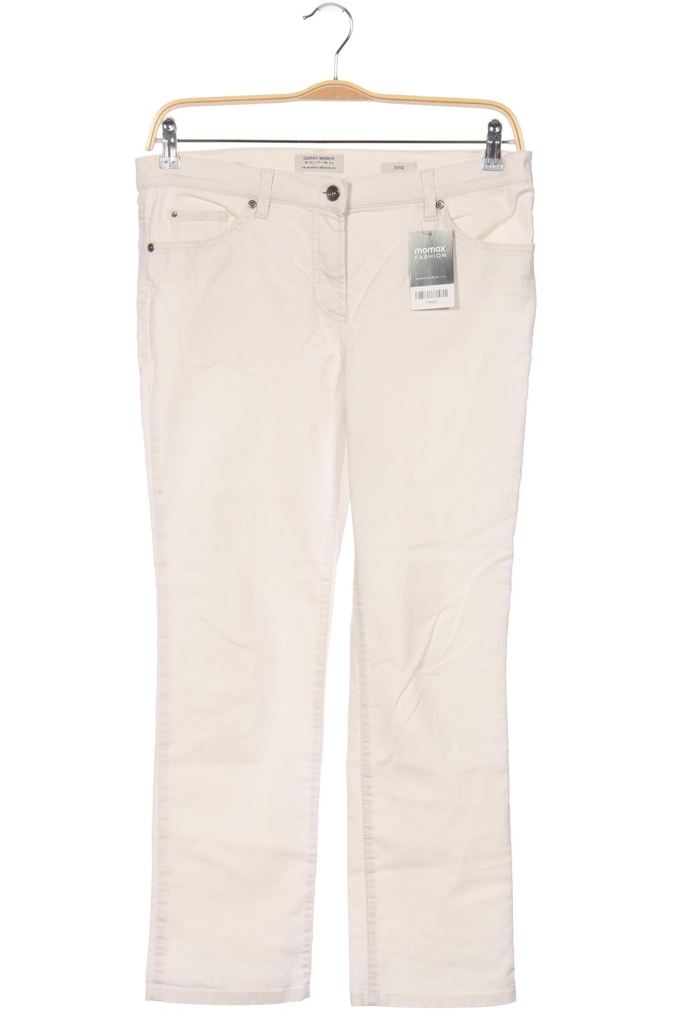 

Gerry Weber Damen Jeans, cremeweiß, Gr. 40