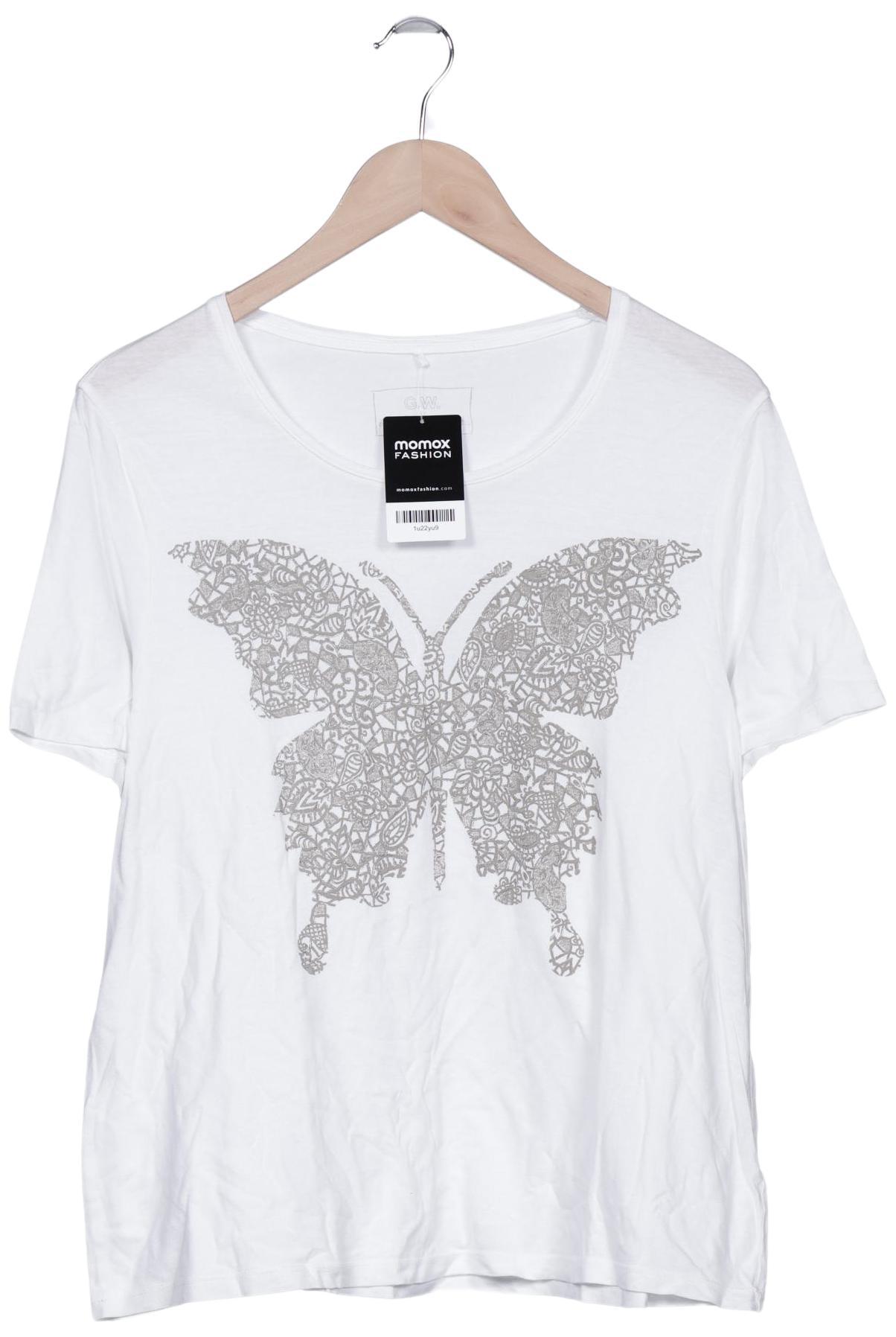 

Gerry Weber Damen T-Shirt, weiß, Gr. 44