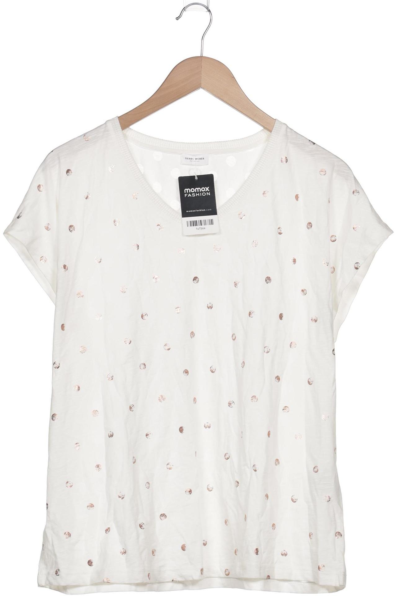 

Gerry Weber Damen T-Shirt, weiß, Gr. 44