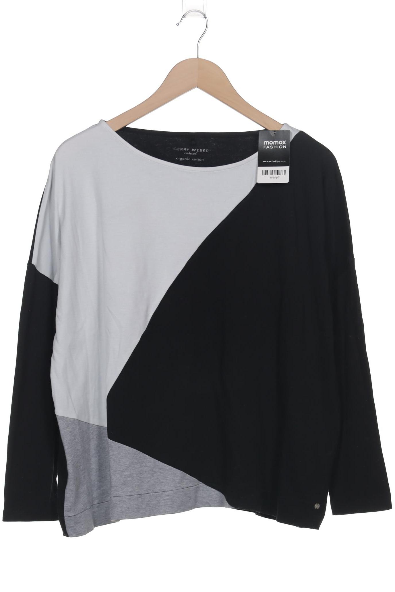 

Gerry Weber Damen Langarmshirt, schwarz, Gr. 48