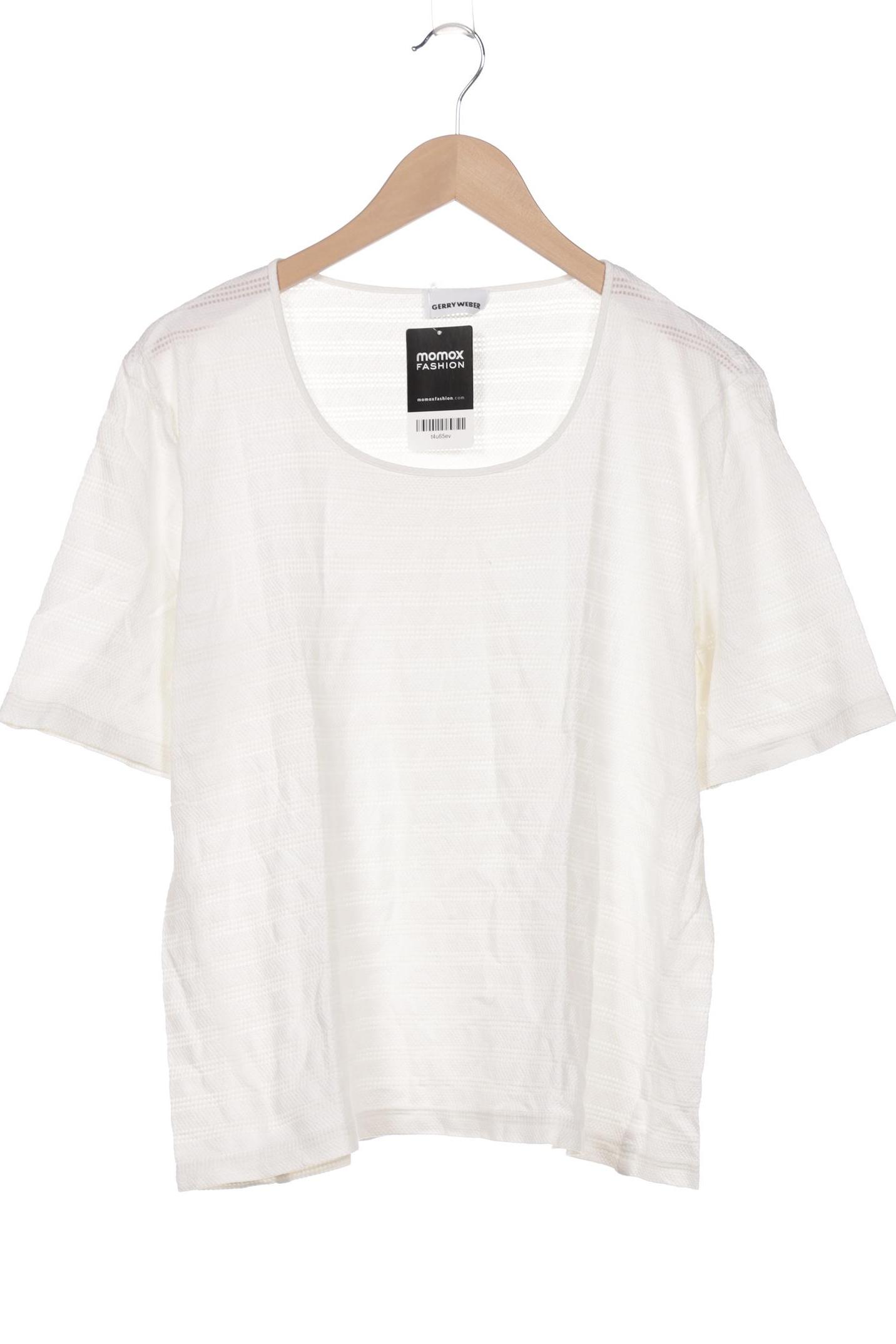 

Gerry Weber Damen T-Shirt, weiß, Gr. 48