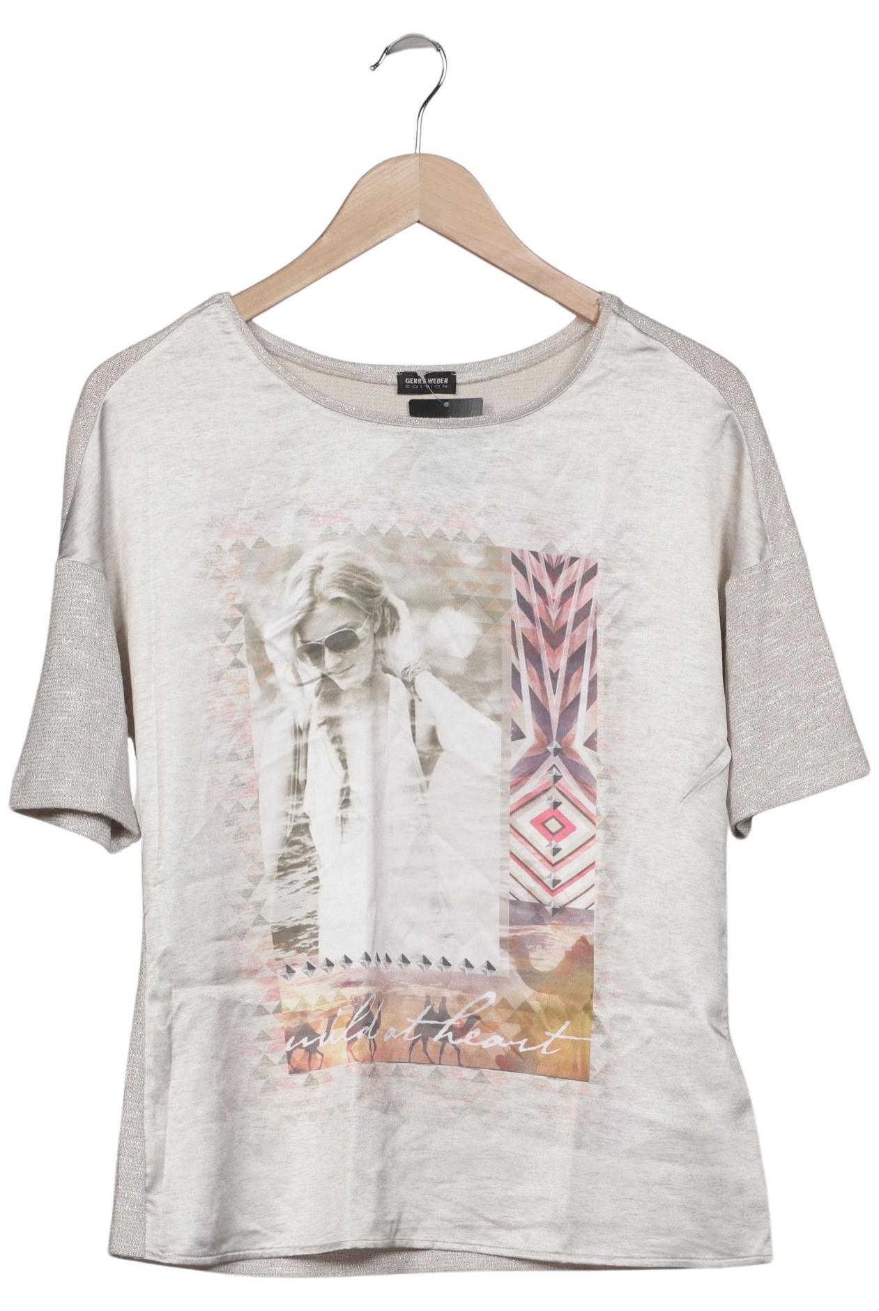 

Gerry Weber Damen T-Shirt, beige, Gr. 38