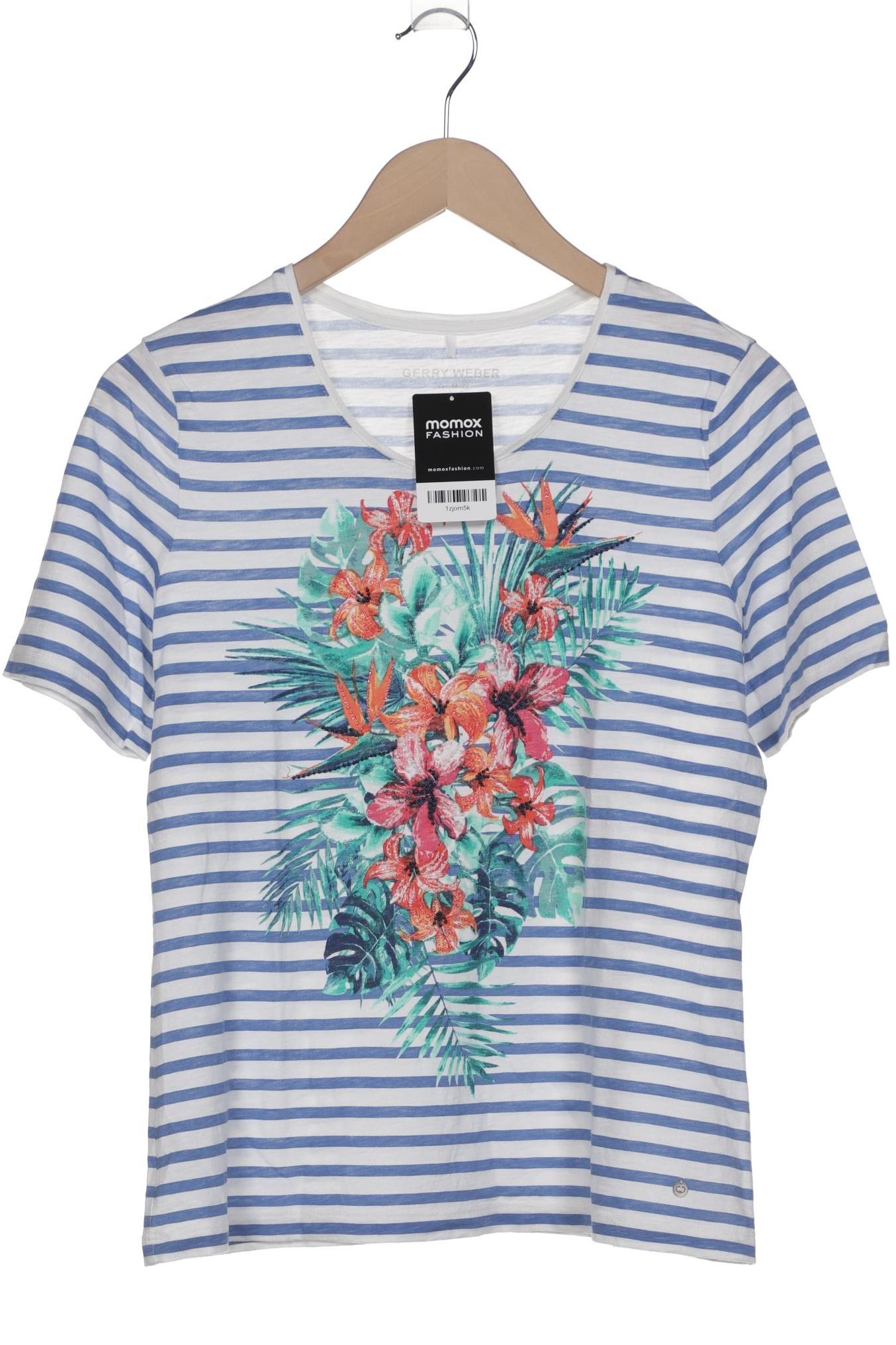 

Gerry Weber Damen T-Shirt, weiß, Gr. 42