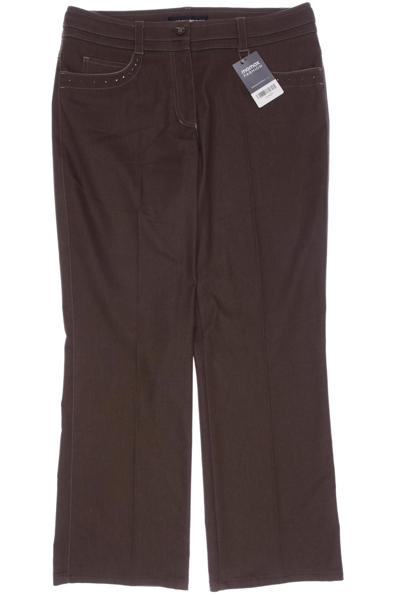 

Gerry Weber Damen Stoffhose, braun, Gr. 32