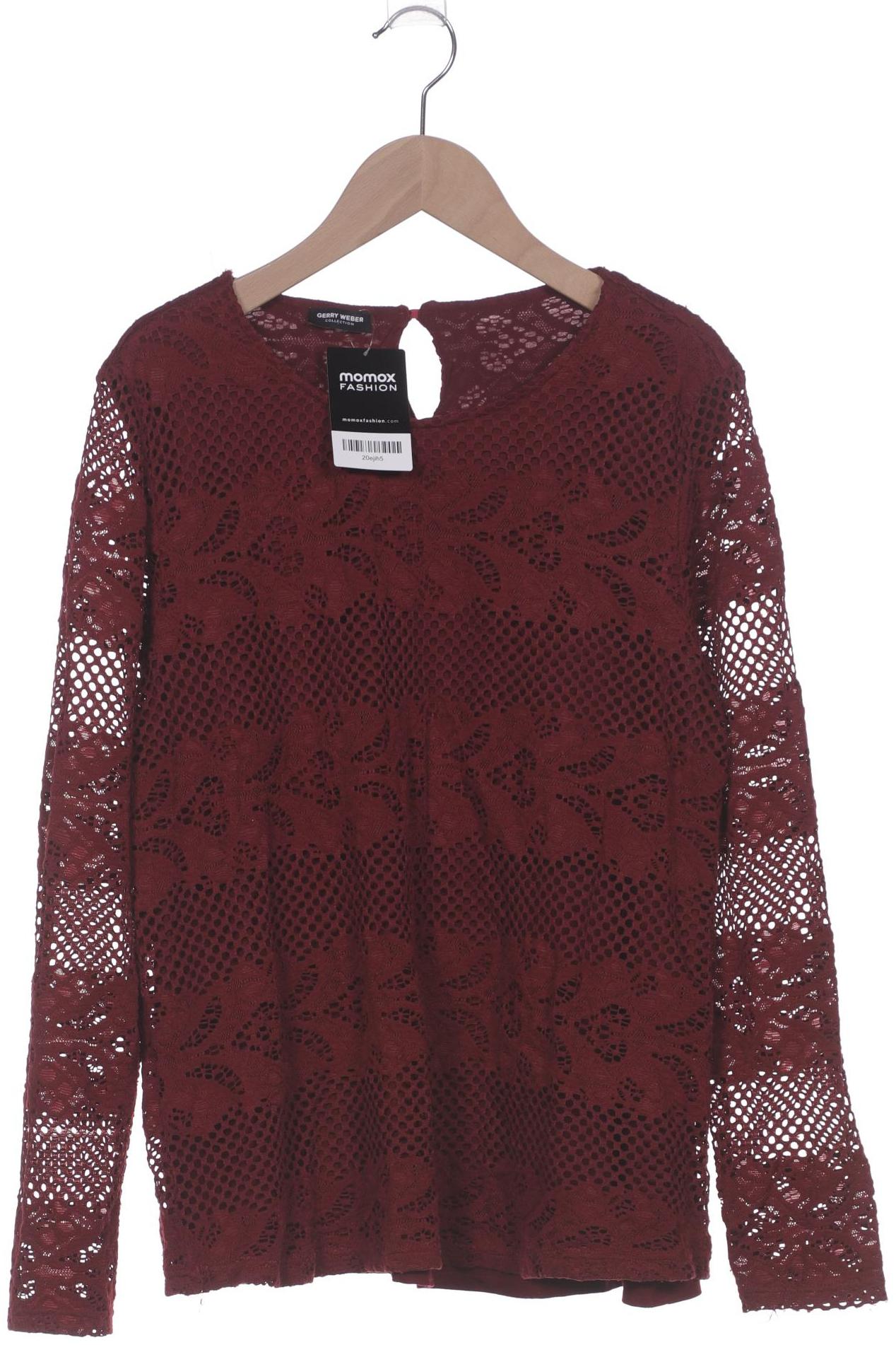 

Gerry Weber Damen Langarmshirt, bordeaux, Gr. 42