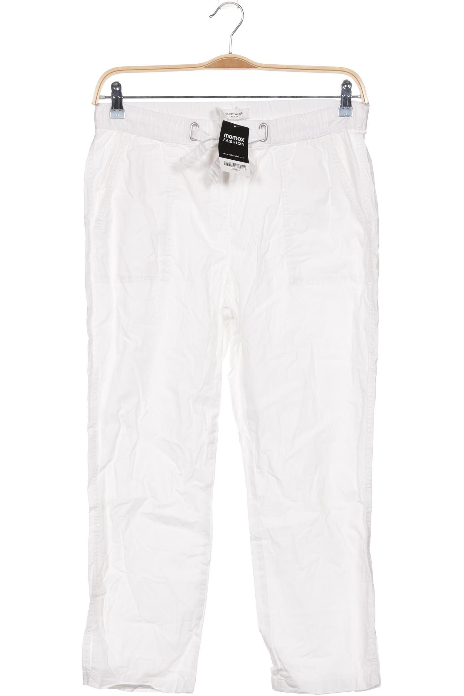 

Gerry Weber Damen Stoffhose, weiß, Gr. 38