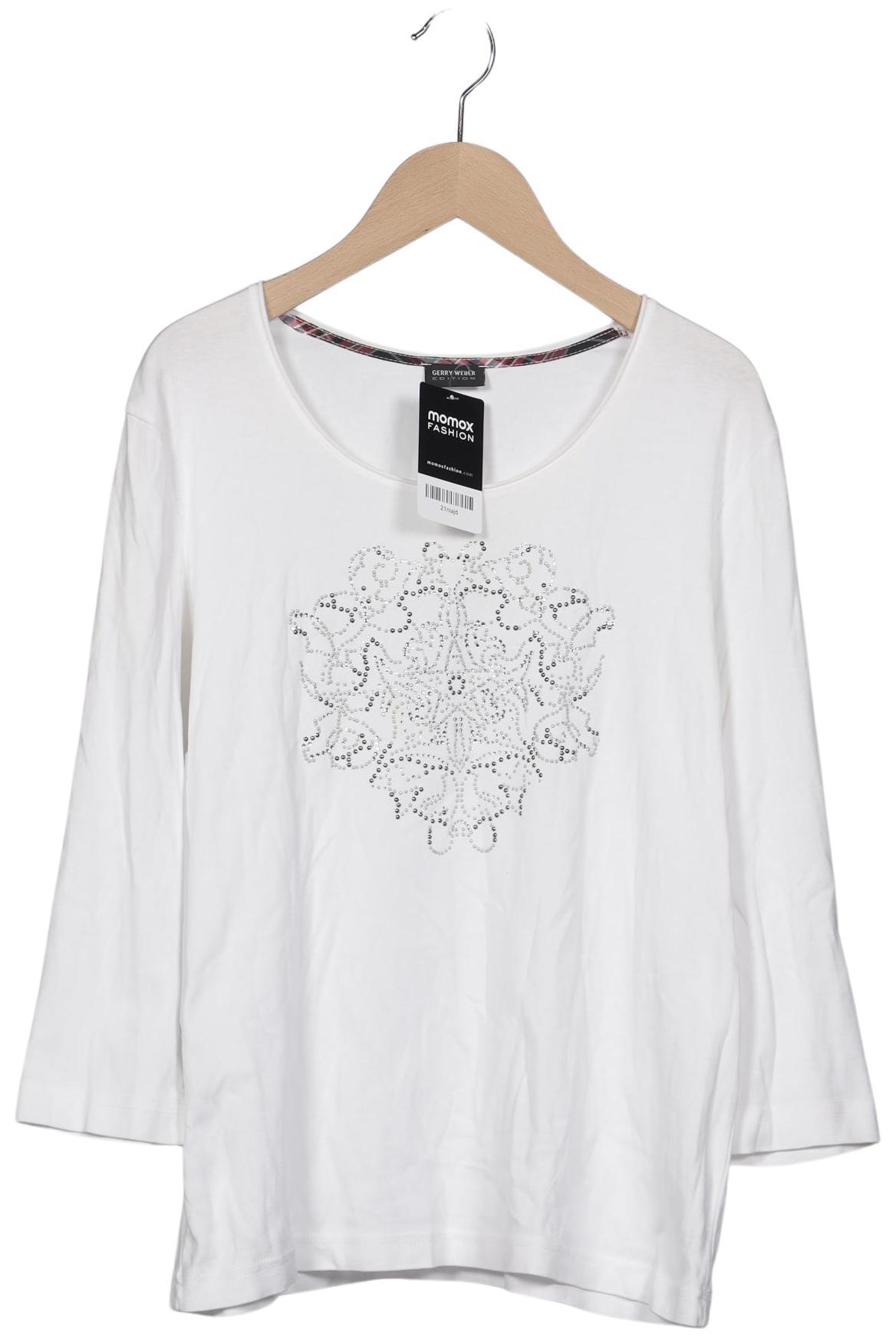 

Gerry Weber Damen Langarmshirt, weiß, Gr. 38